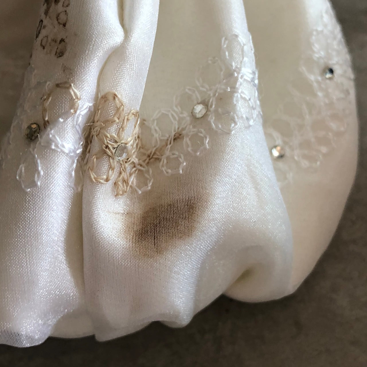 Euro Vintage(ヨーロッパヴィンテージ) Ame_チュールミニBAG ホワイト