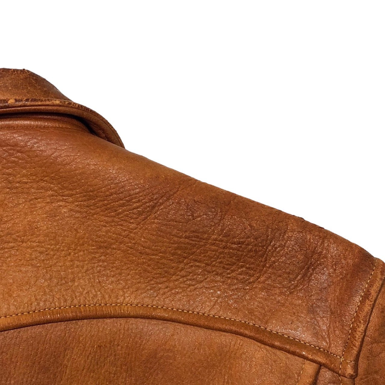 MYERS(メイヤーズ) ~50’s DEER SKIN SPORTS JACKET ヴィンテージ レザー ジャケット 表記無し(M程度) ブラウン TALON ジップ 50年代 以前