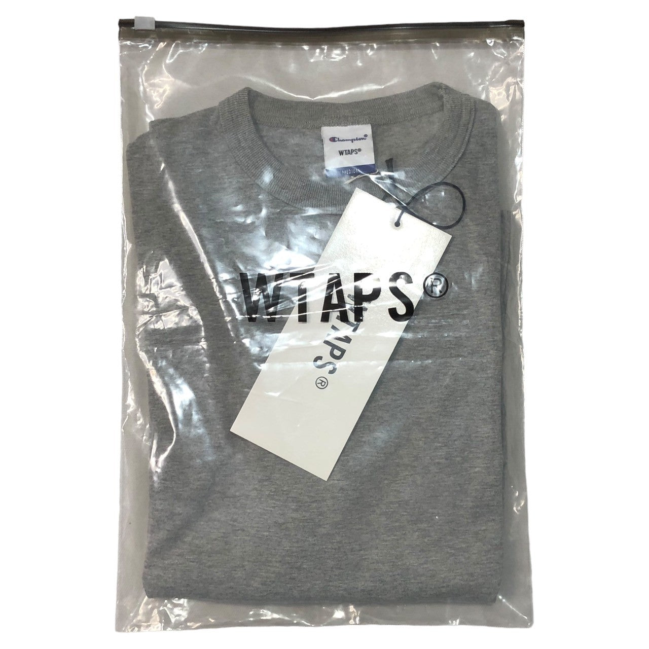 WTAPS×Champion(ダブルタップス×チャンピオン) 20SS BLANK SS 05 USA/TEE.COTTON コラボ 半袖 Tシャツ ロゴ C8-T342 201ATDT-CSM06 M グレー