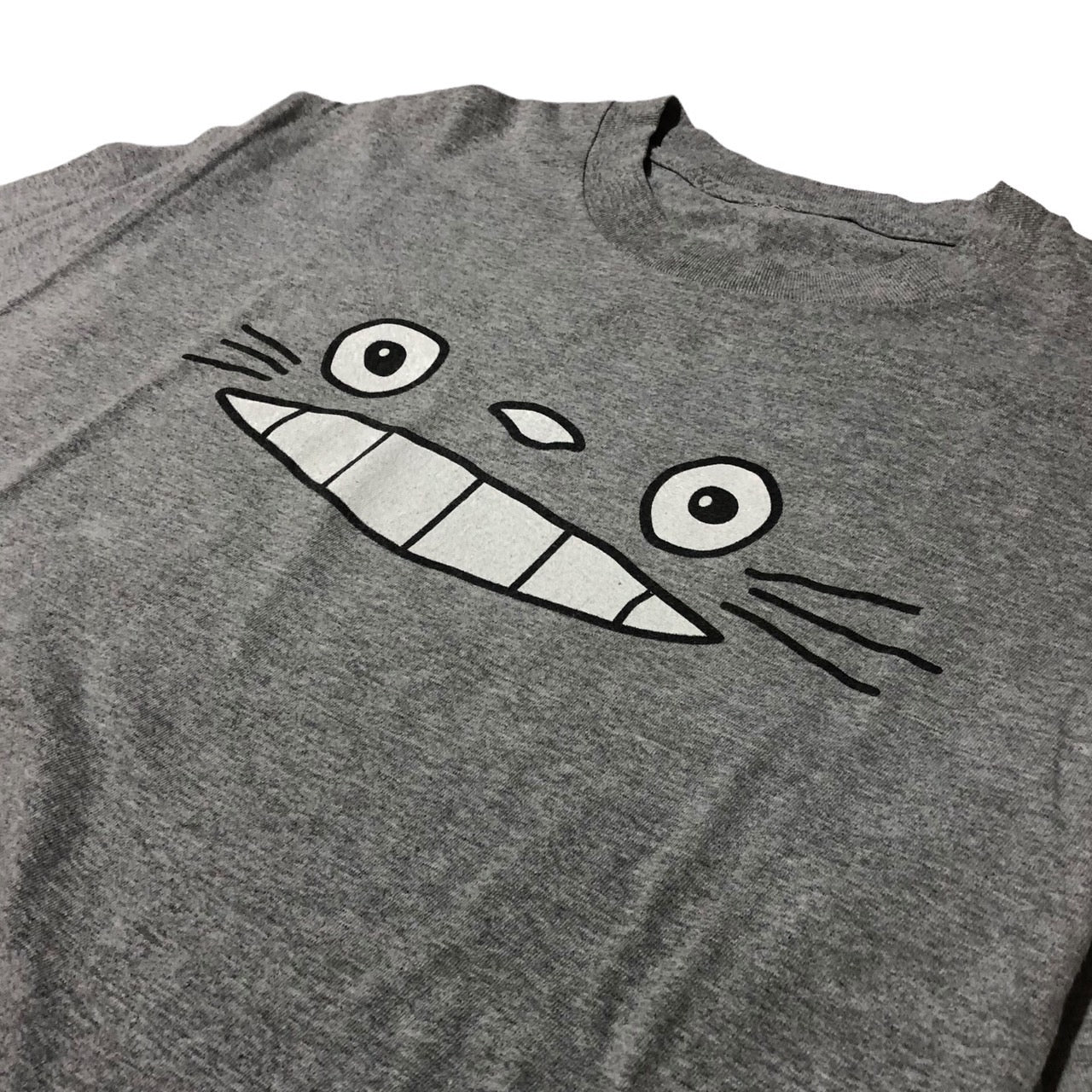 VINTAGE(ヴィンテージ) 00's ”トトロ” Tシャツ ヴィンテージ アニメ 表記なし(M程度) グレー スタジオ ジブリ