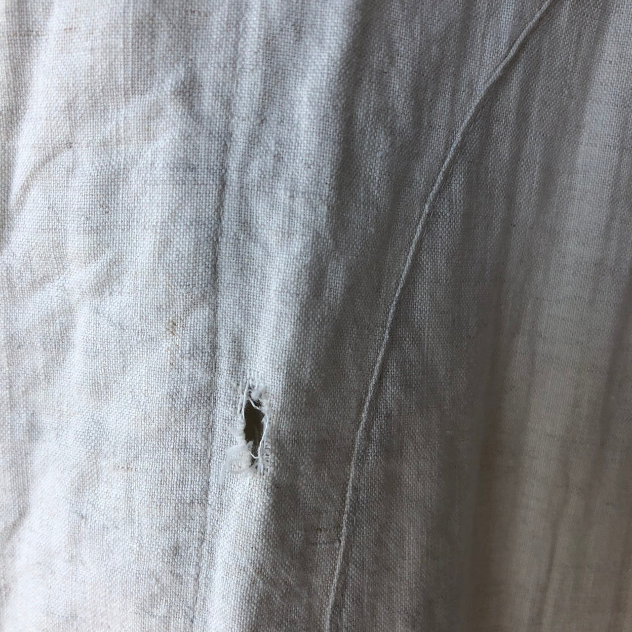 VINTAGE(ヴィンテージ) コットンリネンフレンチエンジニアコート 表記なし(Lサイズ程度) アイボリー