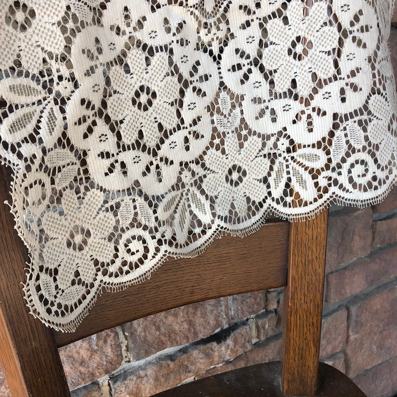 Euro Vintage(ヨーロッパヴィンテージ) What_レース生地 グレー