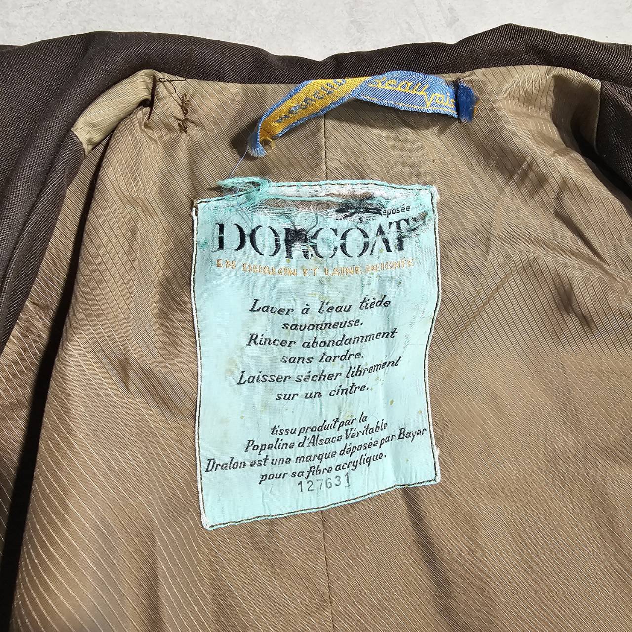 Euro Vintage(ヨーロッパヴィンテージ) Round_big big bid roundbutton stainless steel collar coat / ビッグボタンステンカラーコート 表記なし(Mサイズ程度) ブラウン