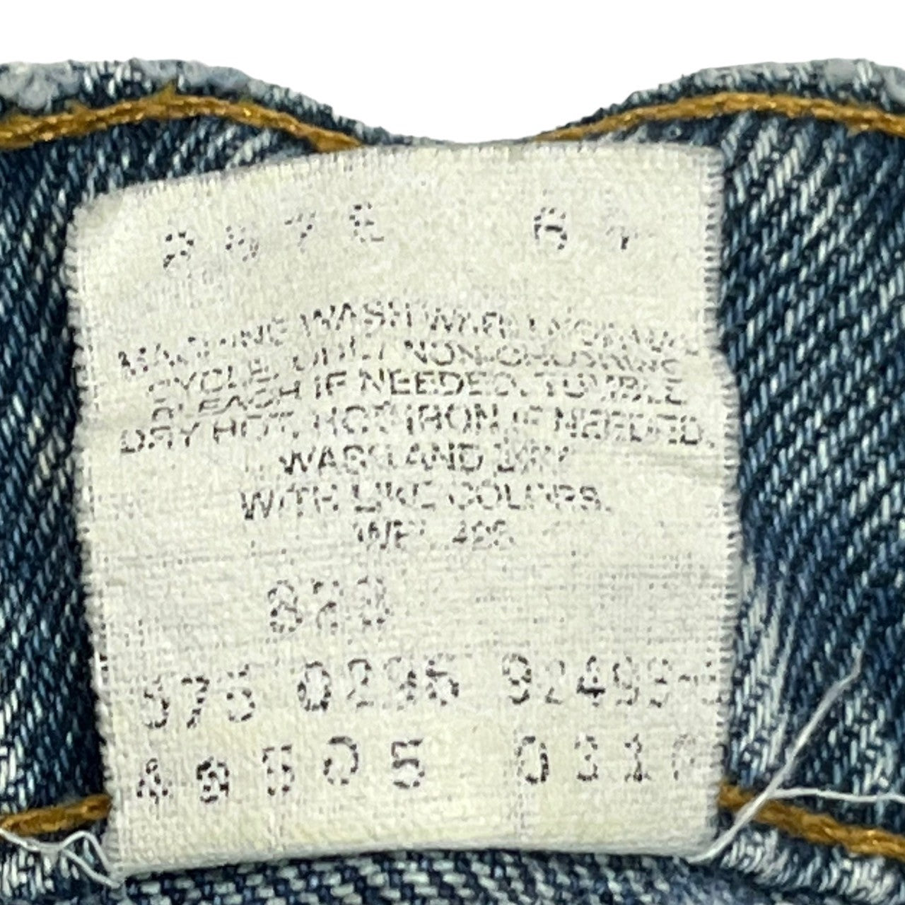 Levi's(リーバイス) 90's orange tab straight denim pants 90年代 オレンジタブ ストレート デニム 505-0310 SIZE 32 ライトインディゴ ジーンズ