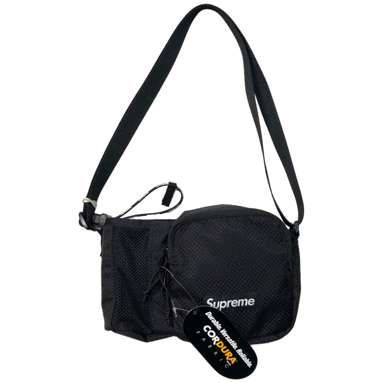 SUPREME(シュプリーム) 22SS Side Bag CORDURA ナイロン サイドバッグ ショルダーバッグ ドリンクホルダー ブラック