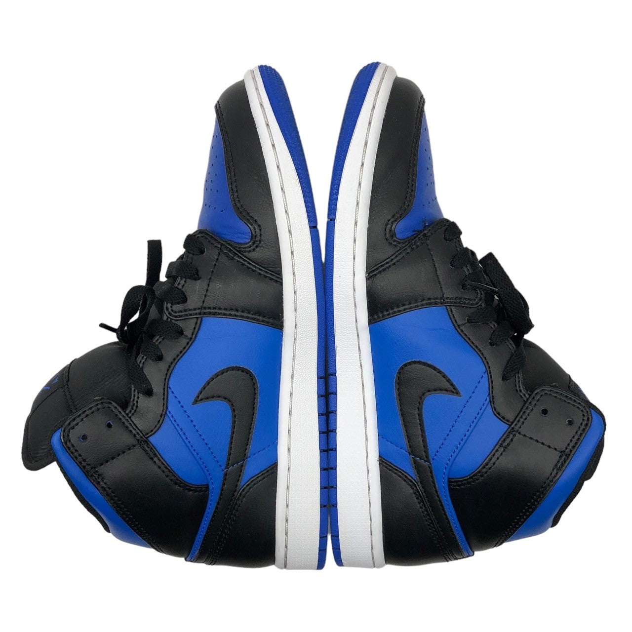 NIKE(ナイキ) Air Jordan 1 Mid "Black/White/Royal Blue" エアジョーダン1 ミッド ハイカット スニーカー DQ8426-042 25.5cm ブルー×ブラック ロイヤル