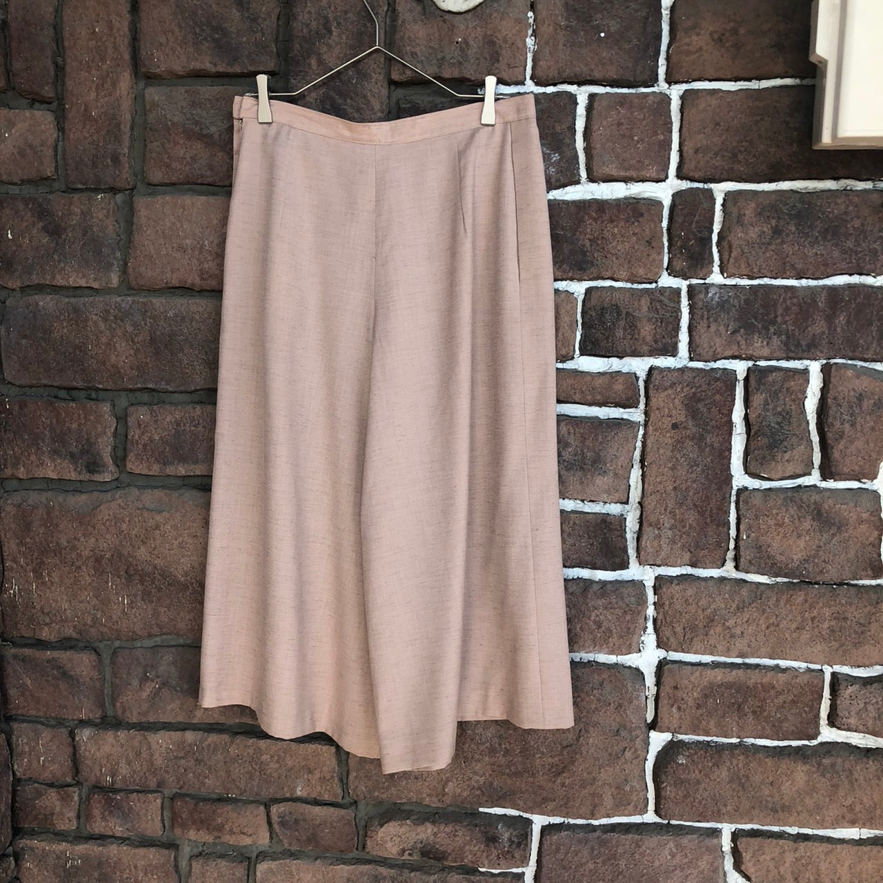 Euro Vintage(ヨーロッパヴィンテージ) Tea_ワイドパンツ 表記なし(Lサイズ程度) ピンク