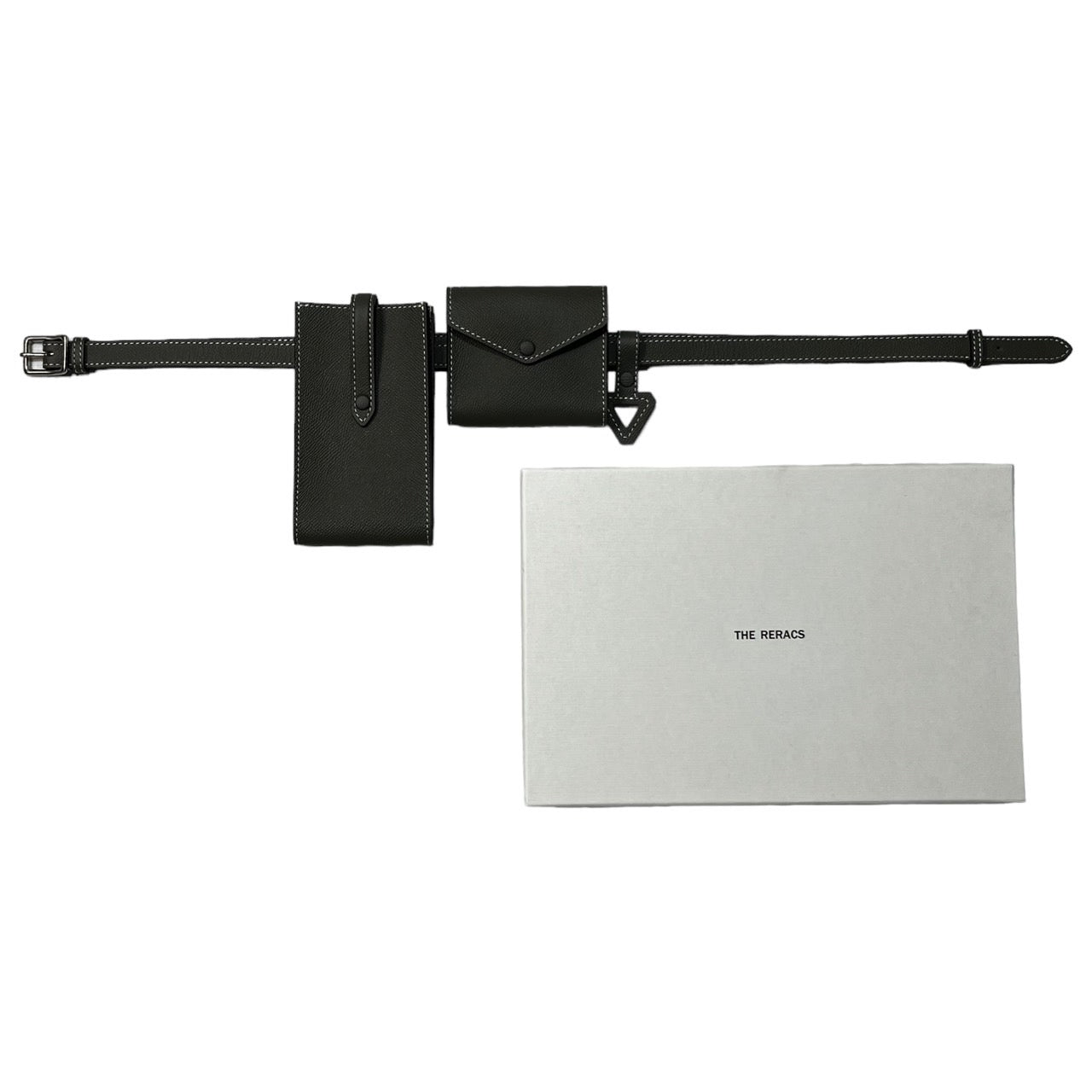 THE RERACS(ザリラクス) 23SS RERACS BELT BAG リラクス ベルト バッグ 23SS-REAC-022-J グレー ボディーバッグ ショルダーバッグ ウエスト