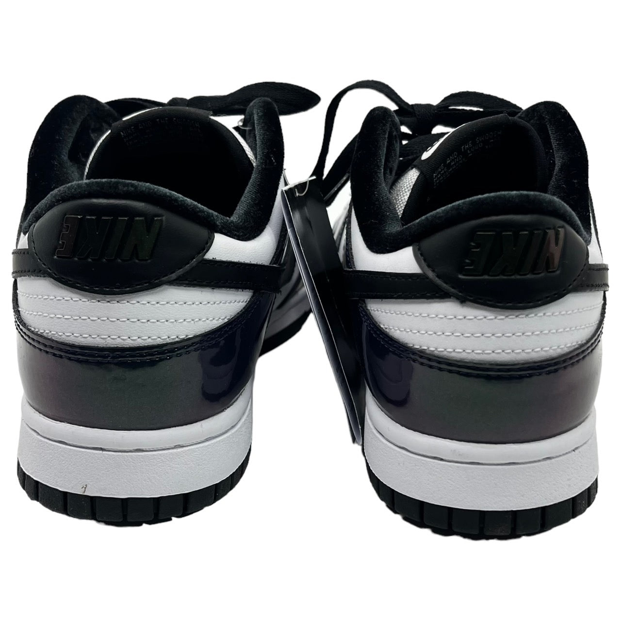 NIKE(ナイキ) WMNS Dunk Low SE Just Do It ダンク ロー SE ジャスト ドゥ イット FQ8143-001 26cm ブラック×ブラックメタル