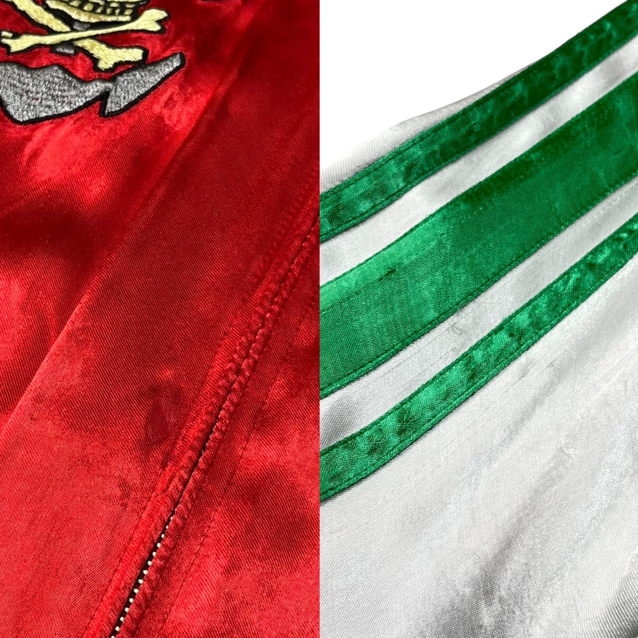 AVIREX(アヴィレックス) SOUVENIR JACKET USMC/リバーシブルスカジャン/スーベニアジャケット 6192229 XL レッド×グリーン