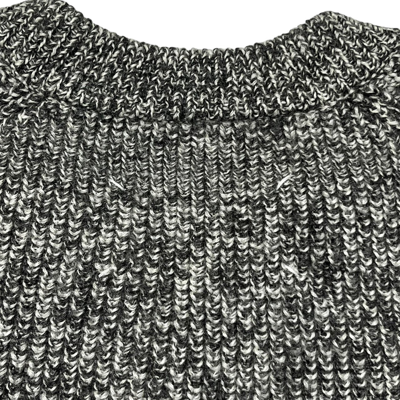 MAISON MARGIELA(メゾンマルジェラ) pullover alpaca knit プルオーバー アルパカ ニット Vネック SIZE S グレー 14番 ⑭