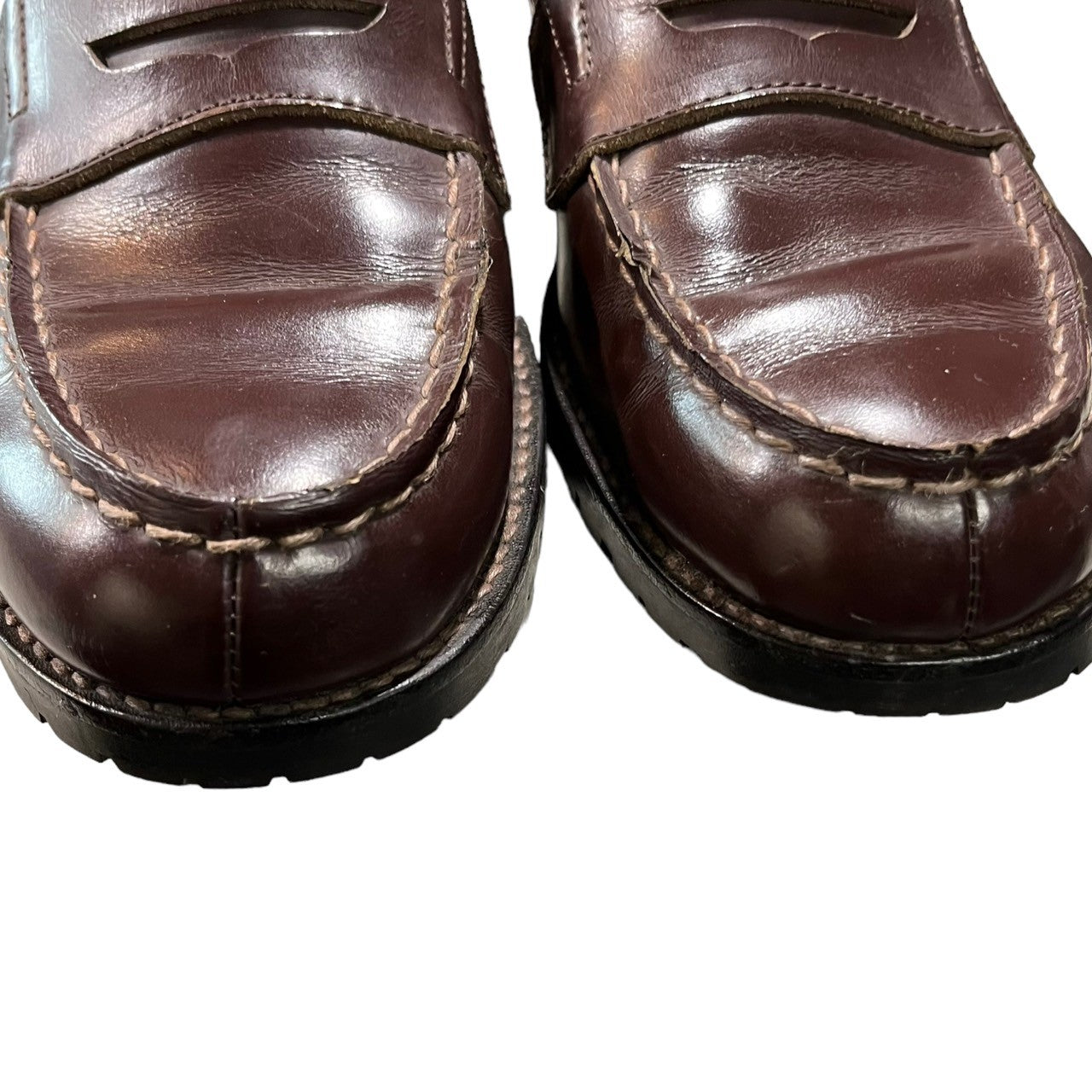 COMME des GARCONS HOMME(コムデギャルソンオム) 00s command sole loafers/コマンドソールローファー/革靴 SIZE表記消え(推定24.5cm程度) ブラウン 日本製