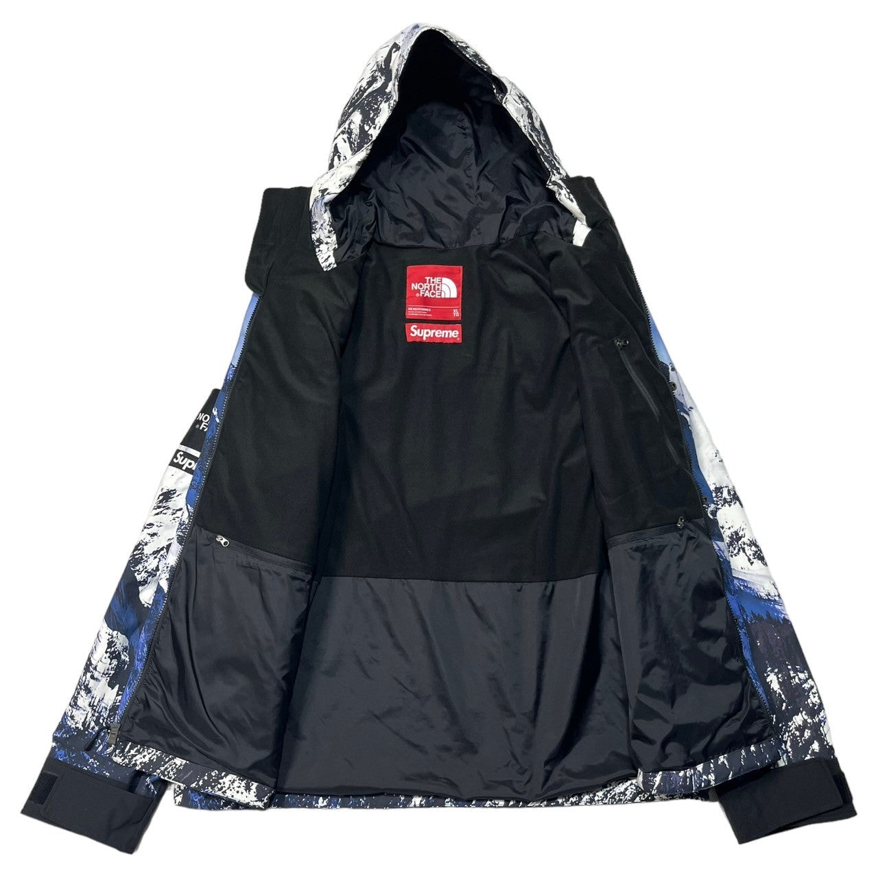 SUPREME×THE NORTH FACE(シュプリーム×ザノースフェイス) 17AW MOUTAIN PARKA マウンテンパーカー ジャケット 雪山 NP61701I XL ブルー×ブラック
