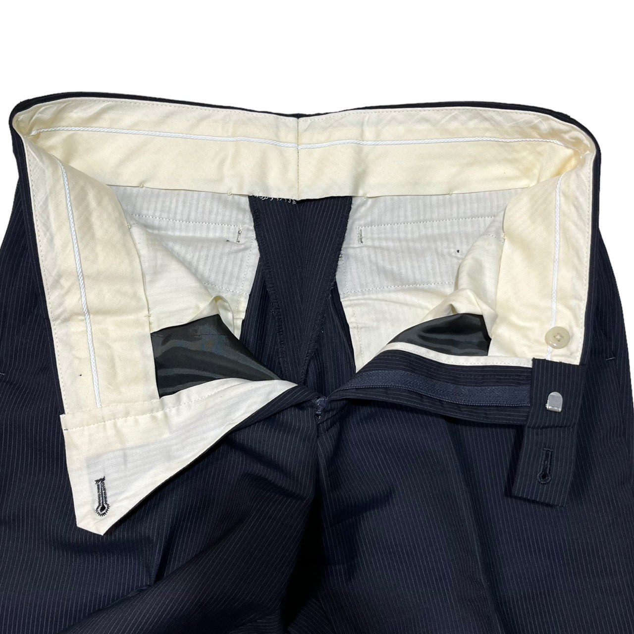 PAUL SMITH(ポールスミス) ストライプセットアップスーツ/2Bテーラードジャケット/スラックス PL-TB-77460 M ネイビー