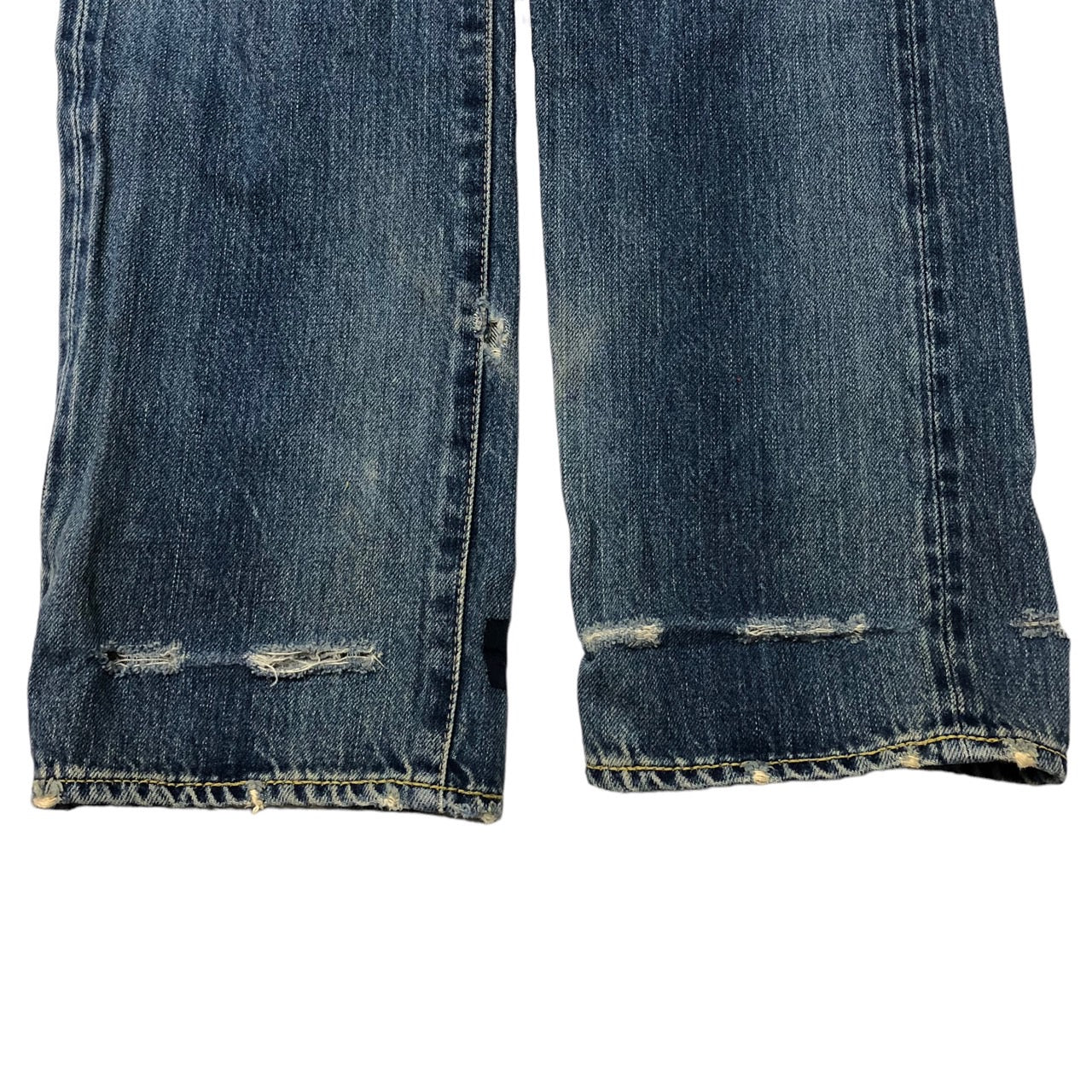 HYSTERIC GLAMOUR(ヒステリックグラマー) 00's スタッズUSED加工スタッズデニムパンツ 0273AP01 W28 インディゴ