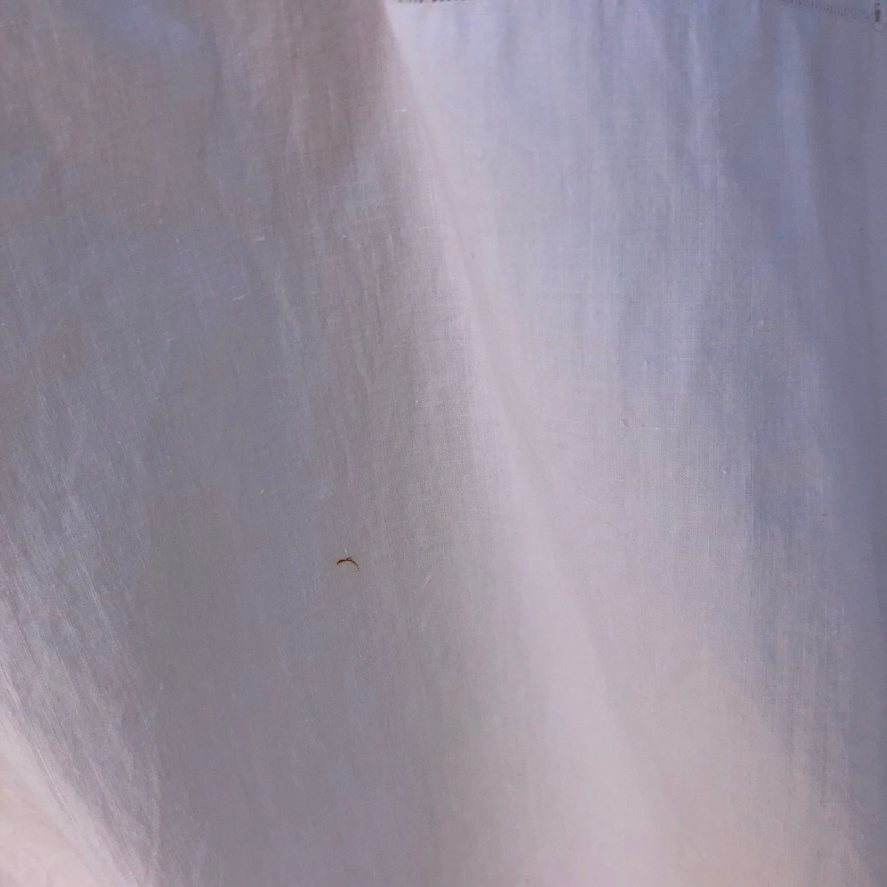 Euro Vintage(ヨーロッパヴィンテージ) Doko_フレンチコットンシャツロングワンピース 表記なし(Мサイズ程度) ホワイト