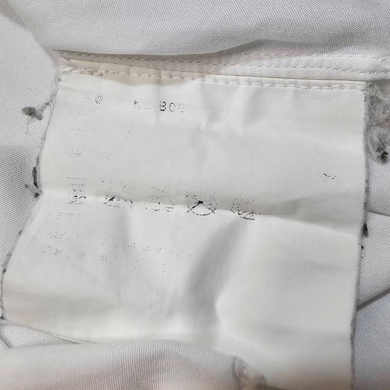 COMME des GARCONS(コムデギャルソン) 02's aoyama limited edition cotton long sleeve shirt/青山限定コットン長袖シャツ/00s KZ-B001 SIZE XS~S程度 ホワイト AD2002(品質表示タグ印字消え)