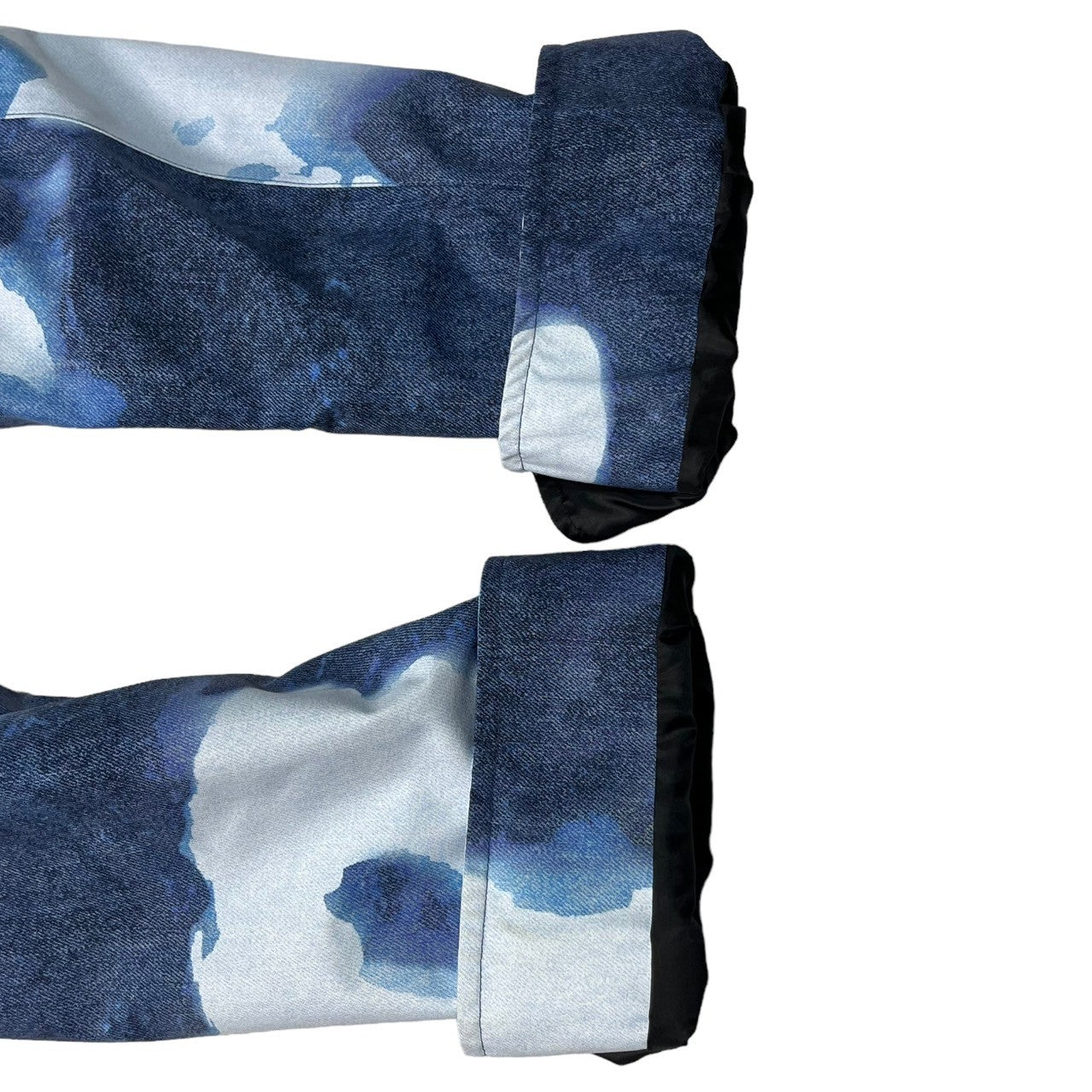 SUPREME×THE NORTH FACE(シュプリーム×ザノースフェイス) 21AW Bleached Denim Print Mountain Jacket ブリーチド デニム マウンテン ジャケット マウンテンパーカー NP52100I XL スカイブルー