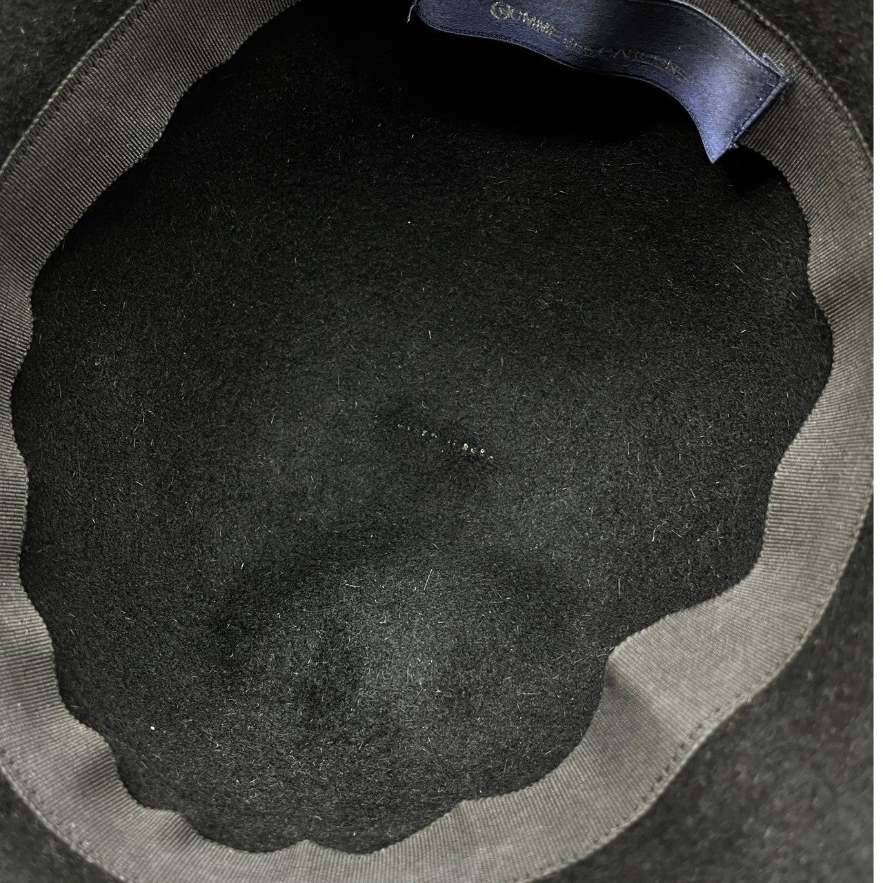 COMME des GARCONS(コムデギャルソン) bowler hat ボーラーハット SIZE FREE ブラック