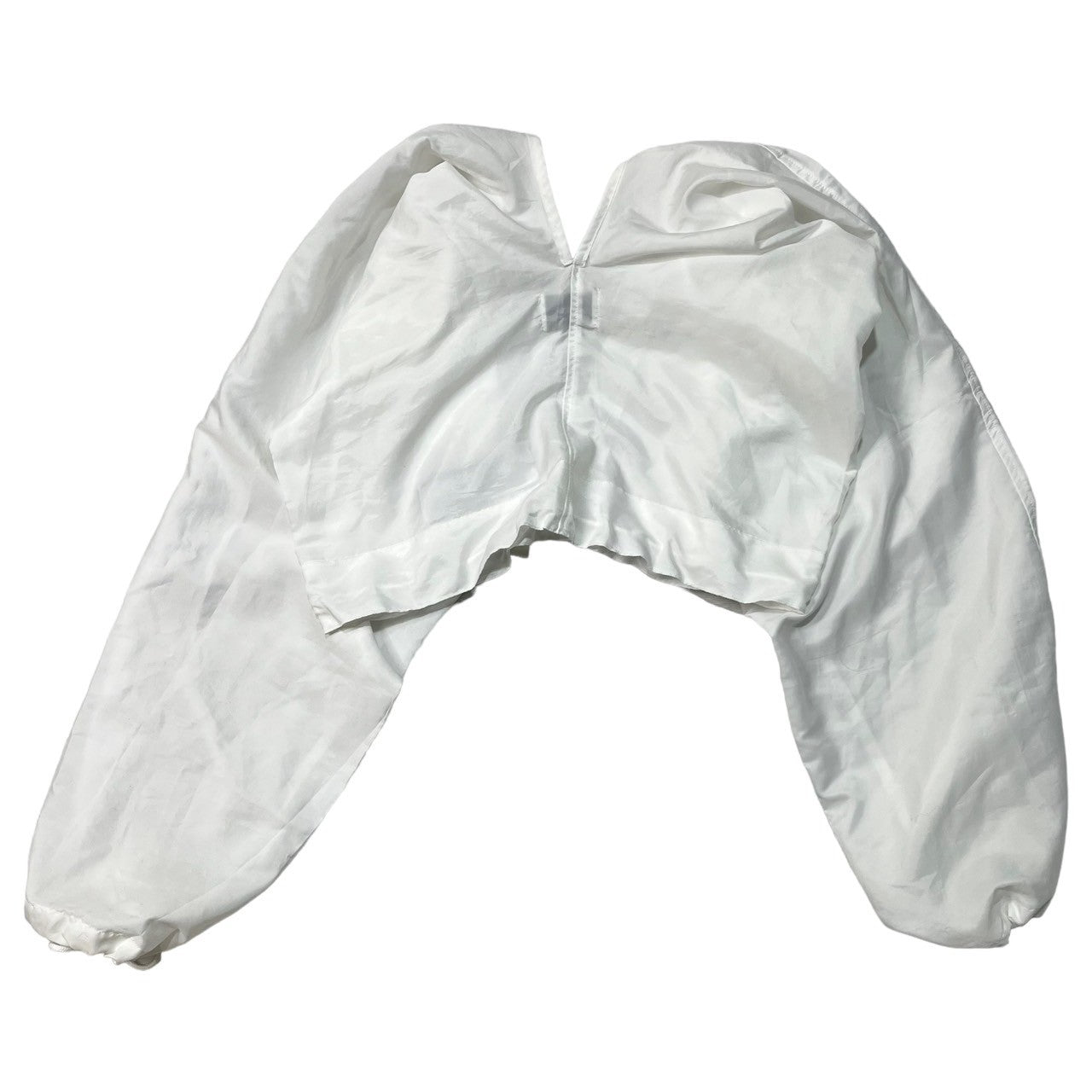 papier(パピエ) reconstructed volume blouse 再構築 ボリューム ブラウス ショート丈 SIZE FREE ホワイト