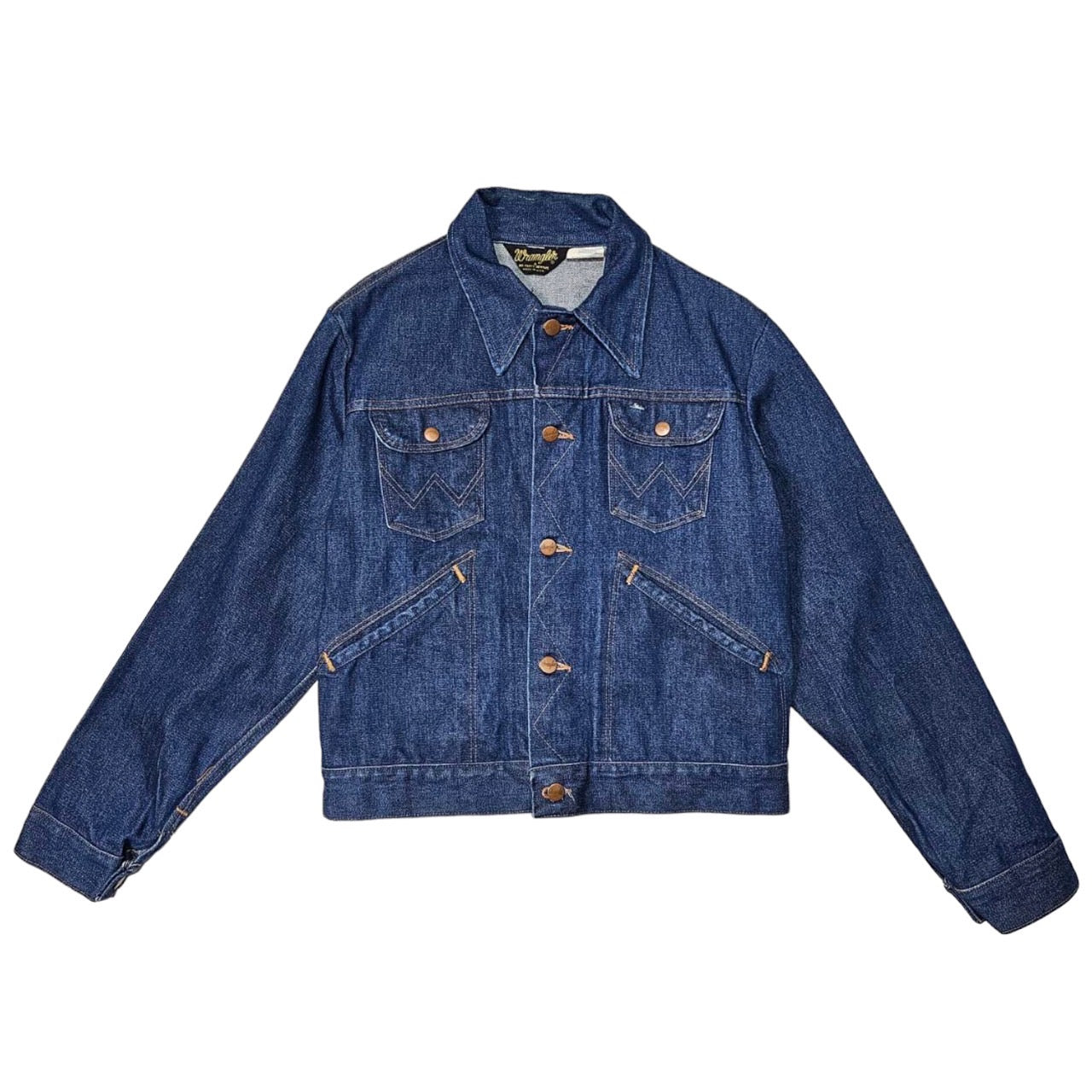 WRANGLER(ラングラー) 70~80's vintage 4pocket denim  jacket/ヴィンテージ4ポケットデニムジャケット/70年代/80年代 74126PW SIZE 40 インディゴ