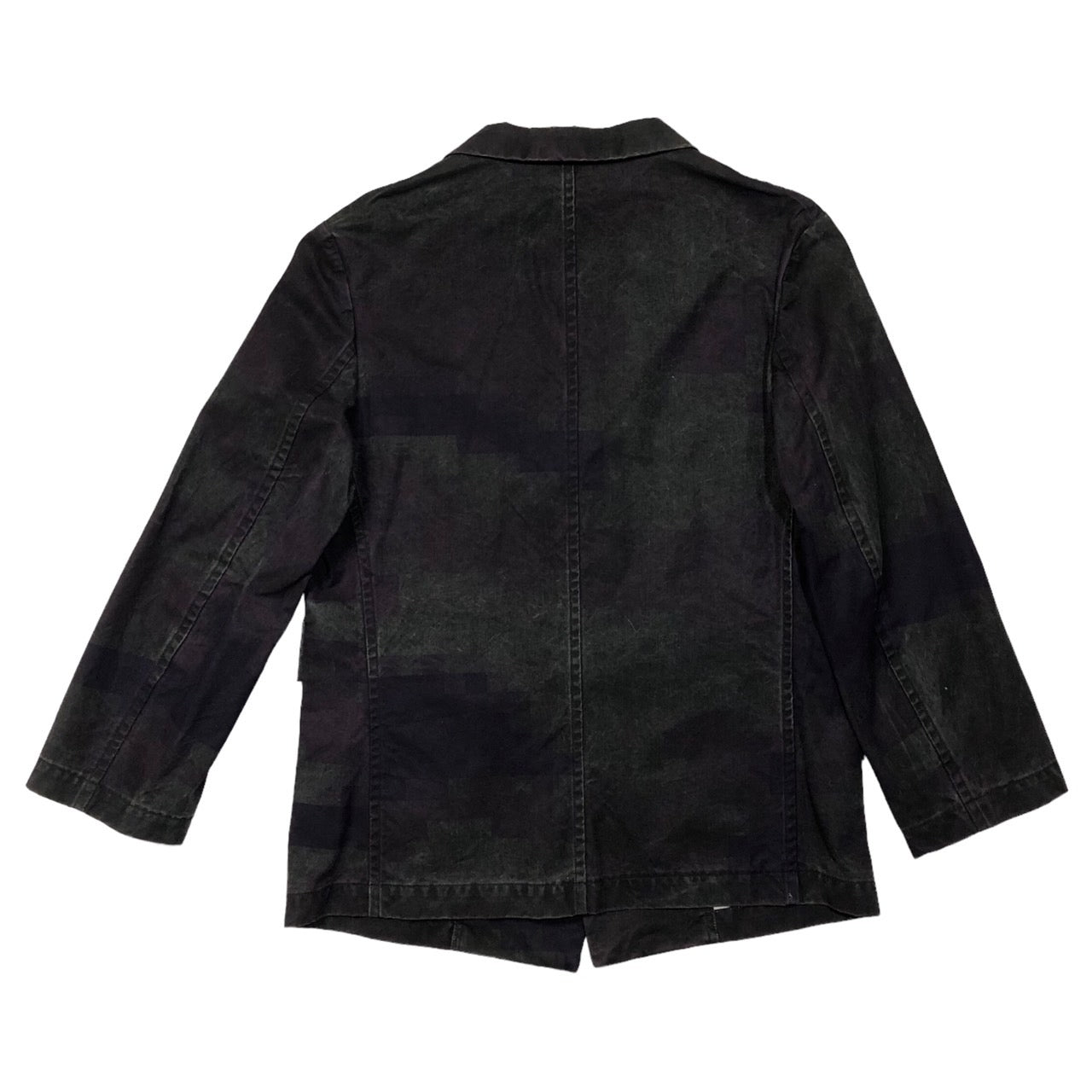 Y's bis LIMI(ワイズビスリミ) 02SS graphic cotton jacket/グラフィックコットンジャケット/テーラードジャケット BE-J01-022 表記なし(FREE) ブラック×パープル LIMI feu前身ブランド