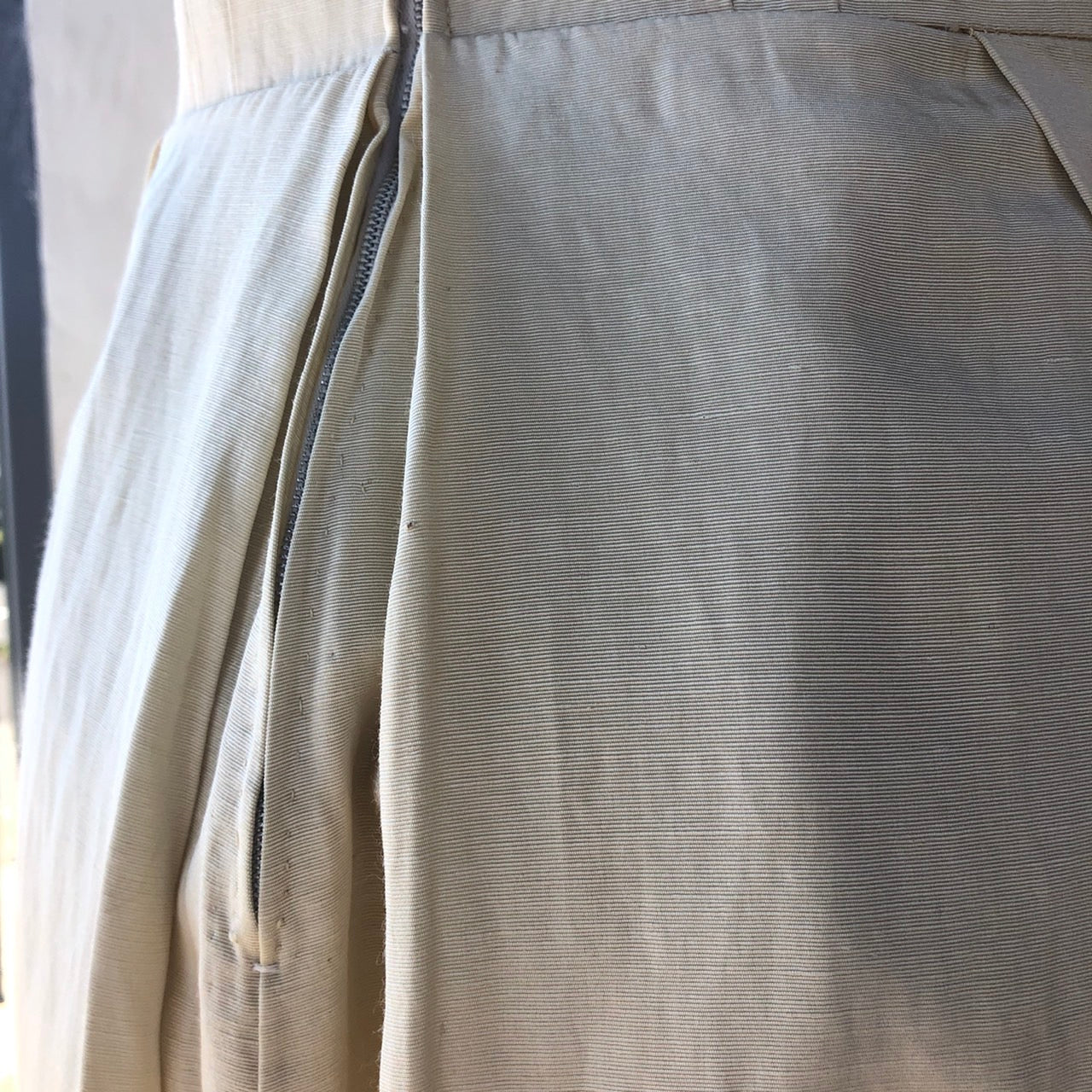 Euro Vintage(ヨーロッパヴィンテージ) Canvas_無垢なワンピース 表記なし(Mサイズ程度) ベージュ