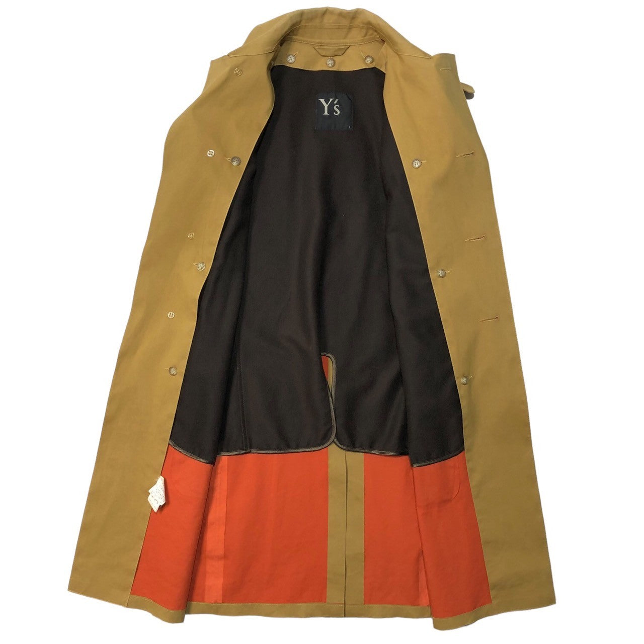 Y's × MACKINTOSH(ワイズ × マッキントッシュ) rubberized soutien collar coat coat ゴム引き ステンカラー コート YM-C91-003 SIZE 1(S) ベージュ トレンチ