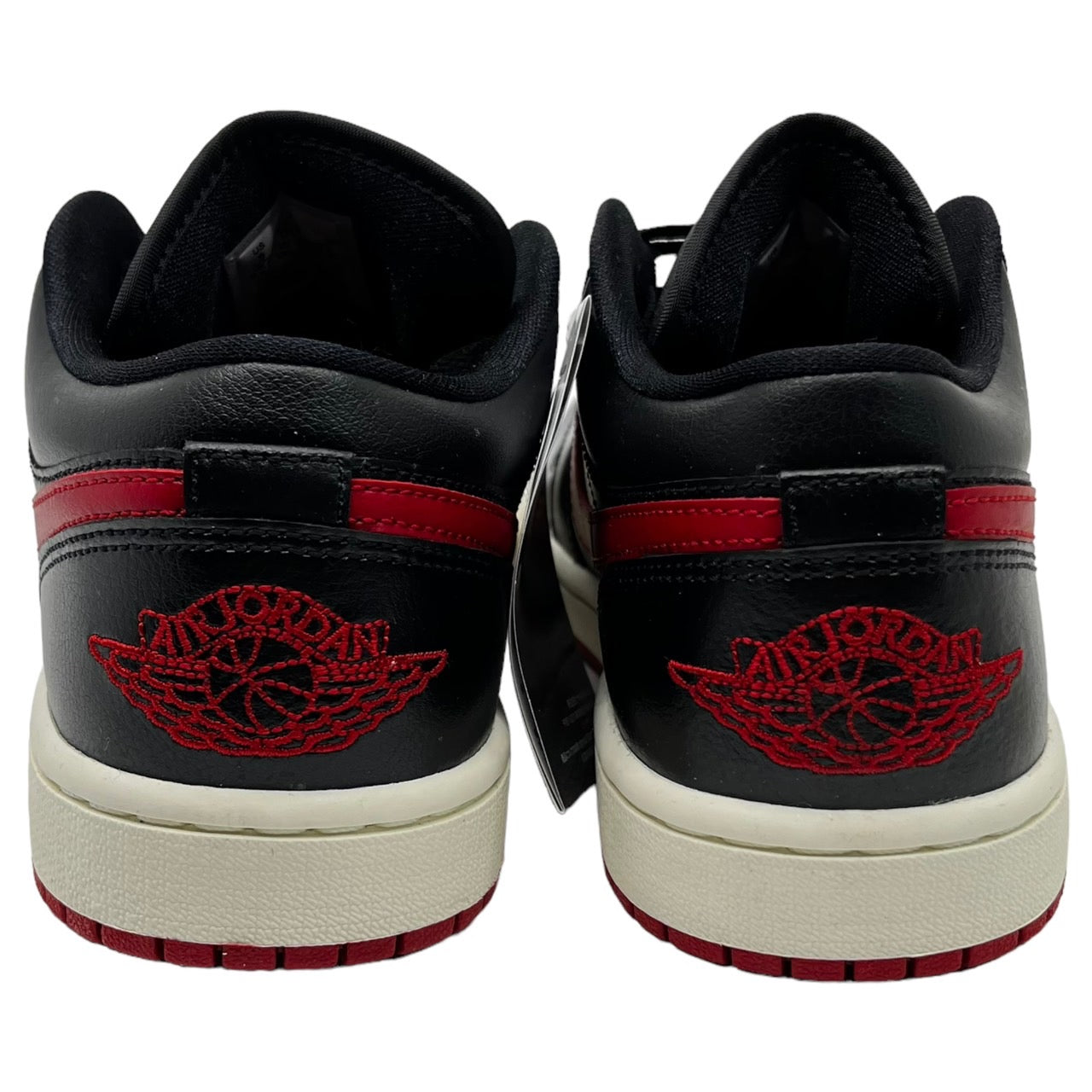 NIKE(ナイキ) WMNS Air Jordan 1 Low "Bred/Sail"/エアジョーダン1ロー DC0774-061 26cm レッド×ブラック