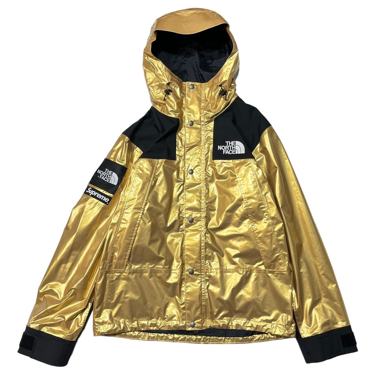 SUPREME×THE NORTH FACE(シュプリーム×ザノースフェイス) 18SS Metallic Mountain Parka メタリック マウンテンパーカー ジャケット NP11801I S ゴールド