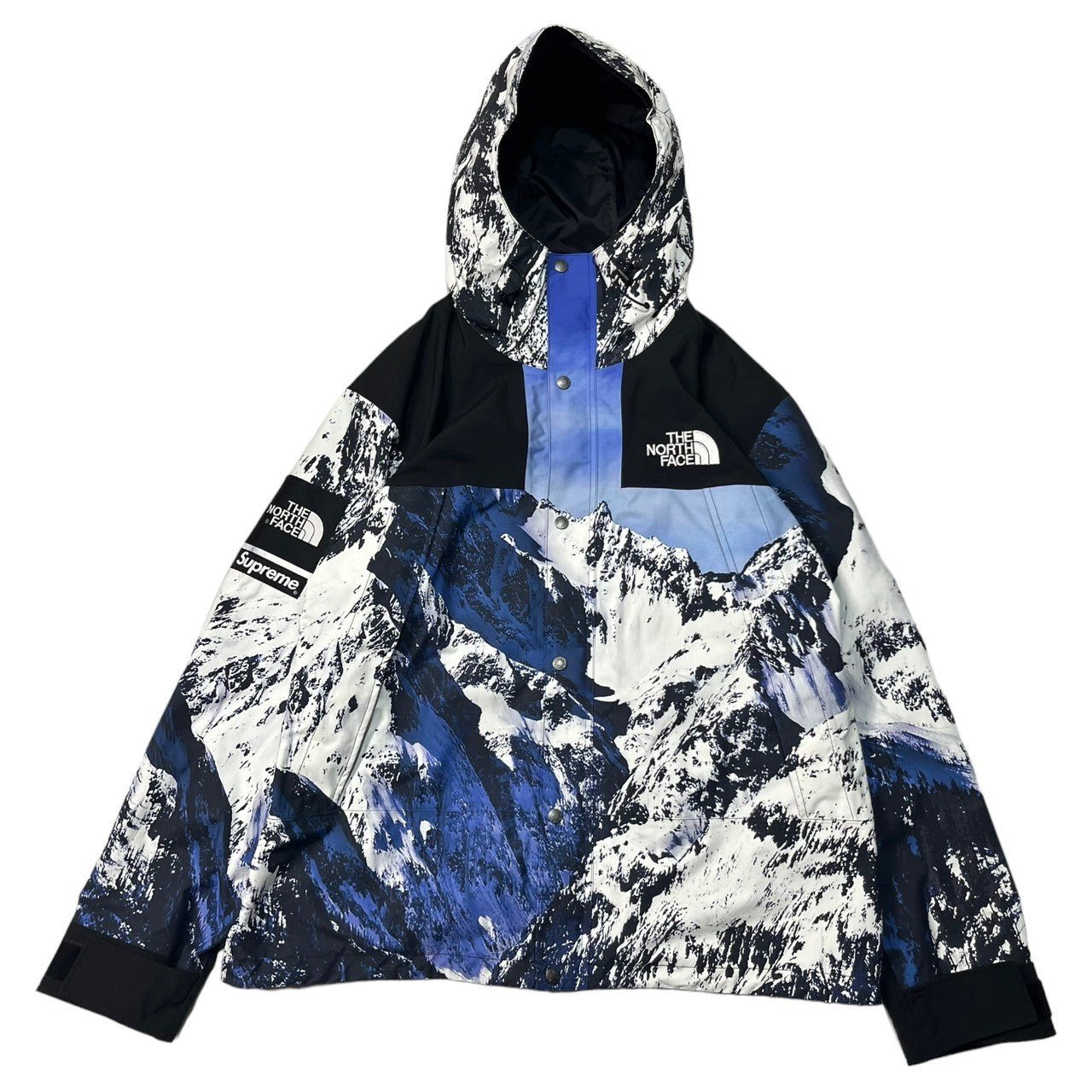 SUPREME×THE NORTH FACE(シュプリーム×ザノースフェイス) 17AW MOUTAIN PARKA マウンテンパーカー ジャケット 雪山 NP61701I XL ブルー×ブラック