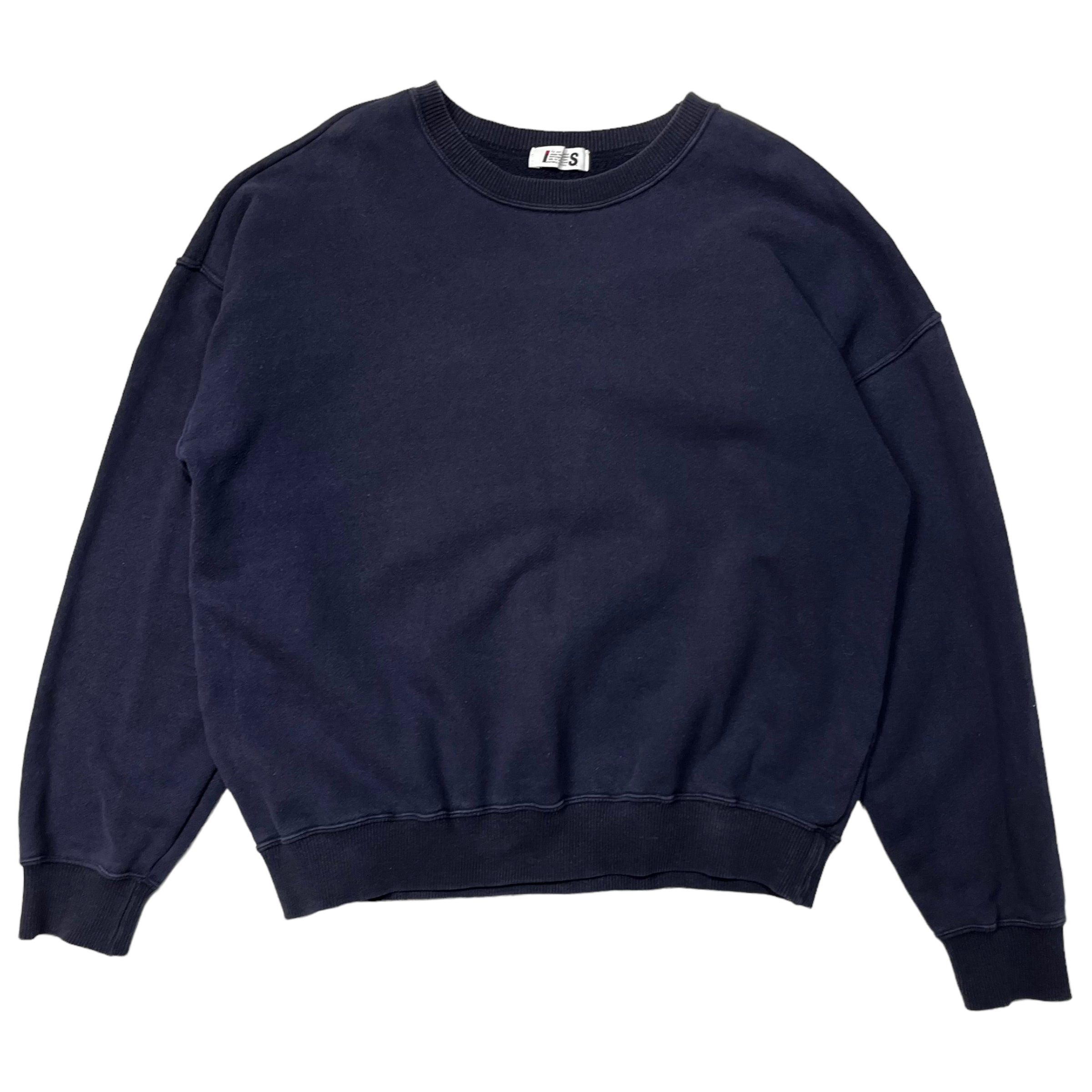 i.s. ISSEY MIYAKE(アイエス イッセイミヤケ) 90's IS logo sweat pullover/アイエスロゴスウェットプルオーバー/90年代/ヴィンテージ IS10-JL001 SIZE M ネイビー×グレー