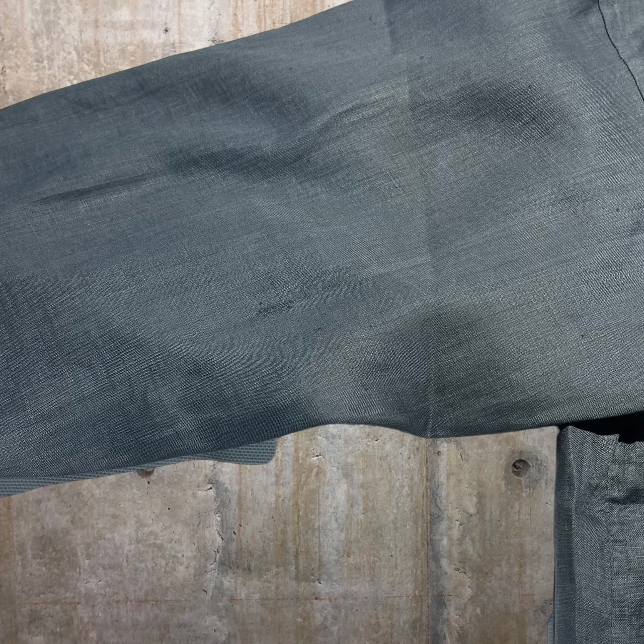 ISSEY MIYAKE(イッセイミヤケ) 90's 2ポケットバンドカラーシャツ I67712-B M ネイビー デッドストック