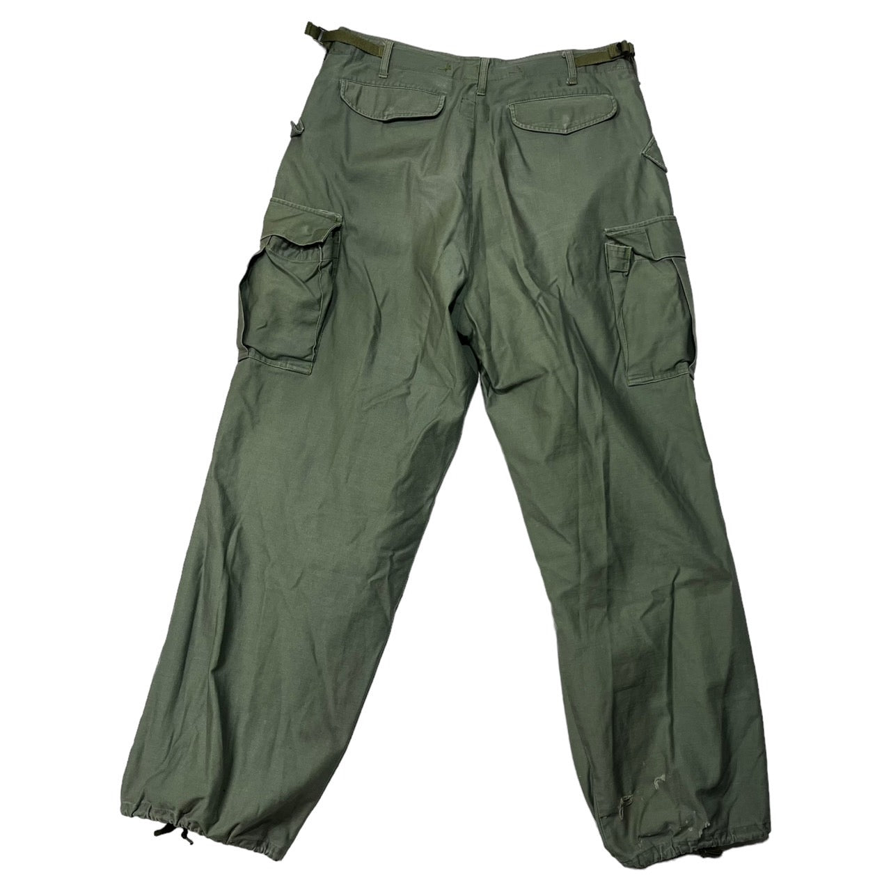 US ARMY(アメリカ軍) 70's M65 cargo pants ミリタリー カーゴパンツ 表記無し カーキ TALONジップ