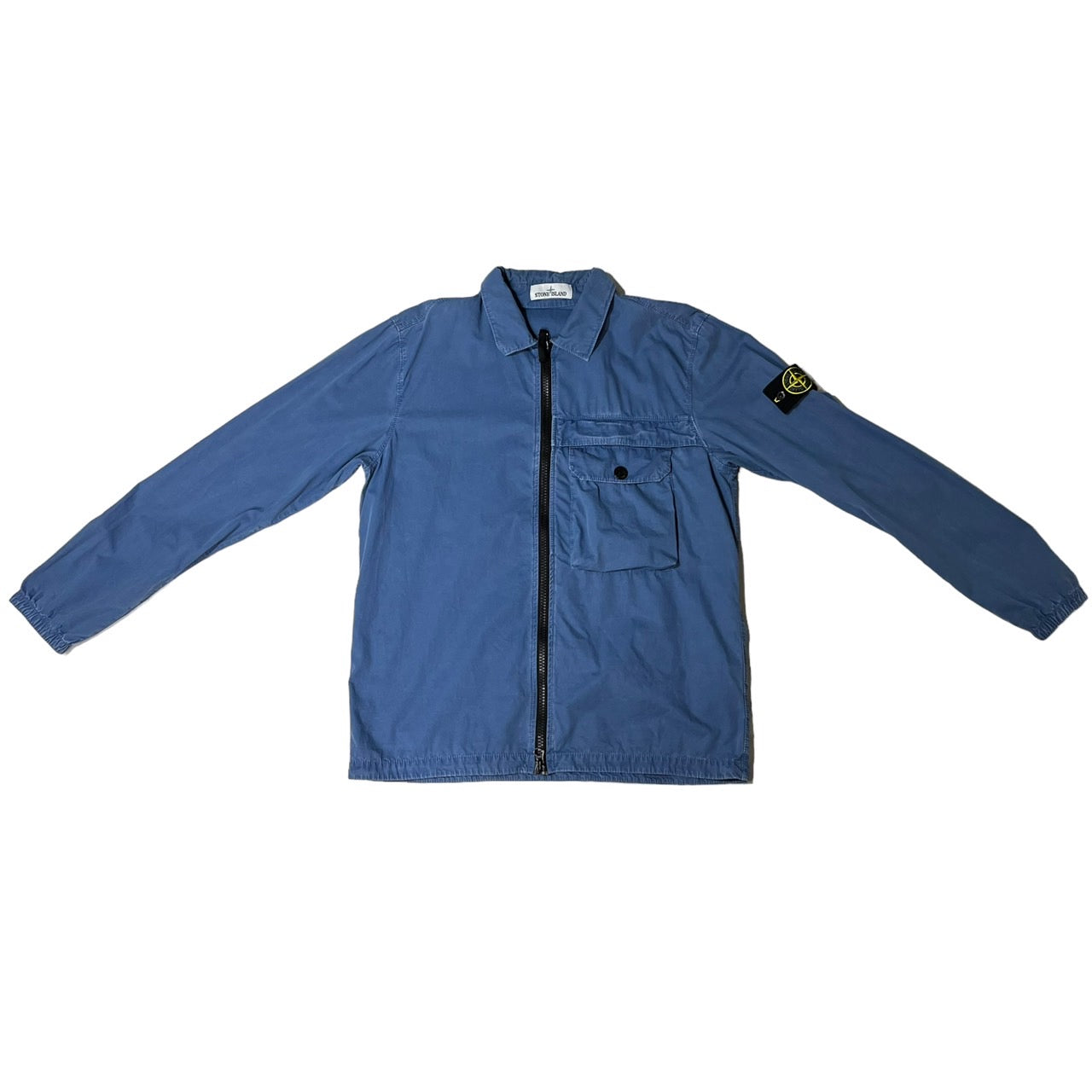 STONE ISLAND(ストーンアイランド) 20AW garment-dyed zip-up jacket ガーメントダイ ジップアップ ジャケット 7315107WN SIZE L ブルー