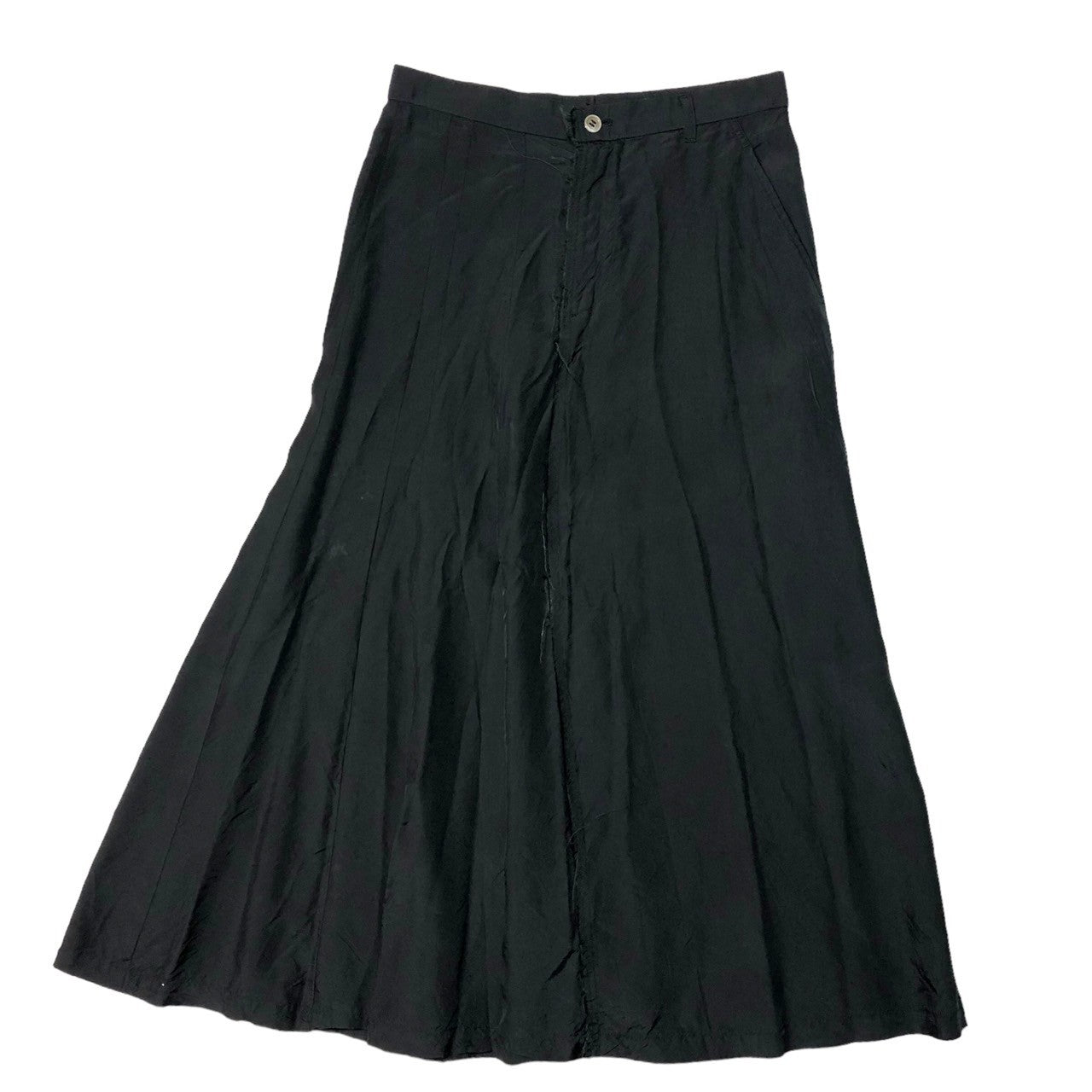 tricot COMME des GARCONS(トリココムデギャルソン) 04SS cupra long skirt キュプラ ロング スカート TM-S059 SIZE M ブラック AD2003