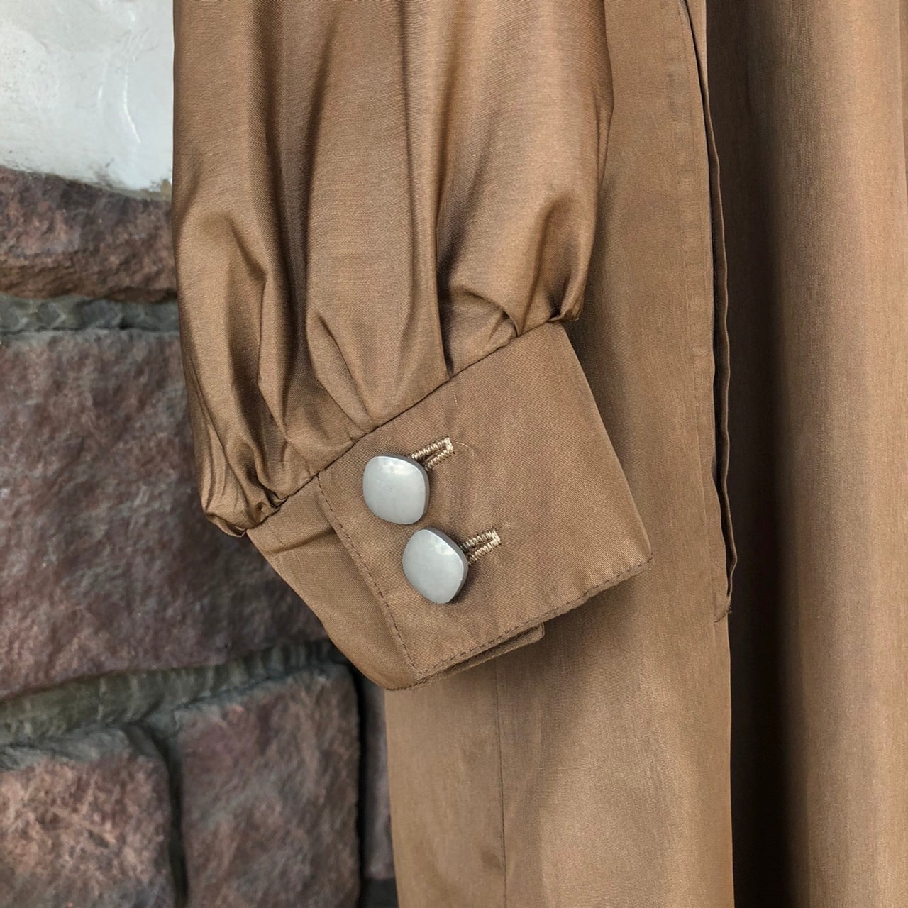 Euro Vintage(ヨーロッパヴィンテージ) Dandy_トレンチコート 表記なし(Mサイズ程度) ブラウン