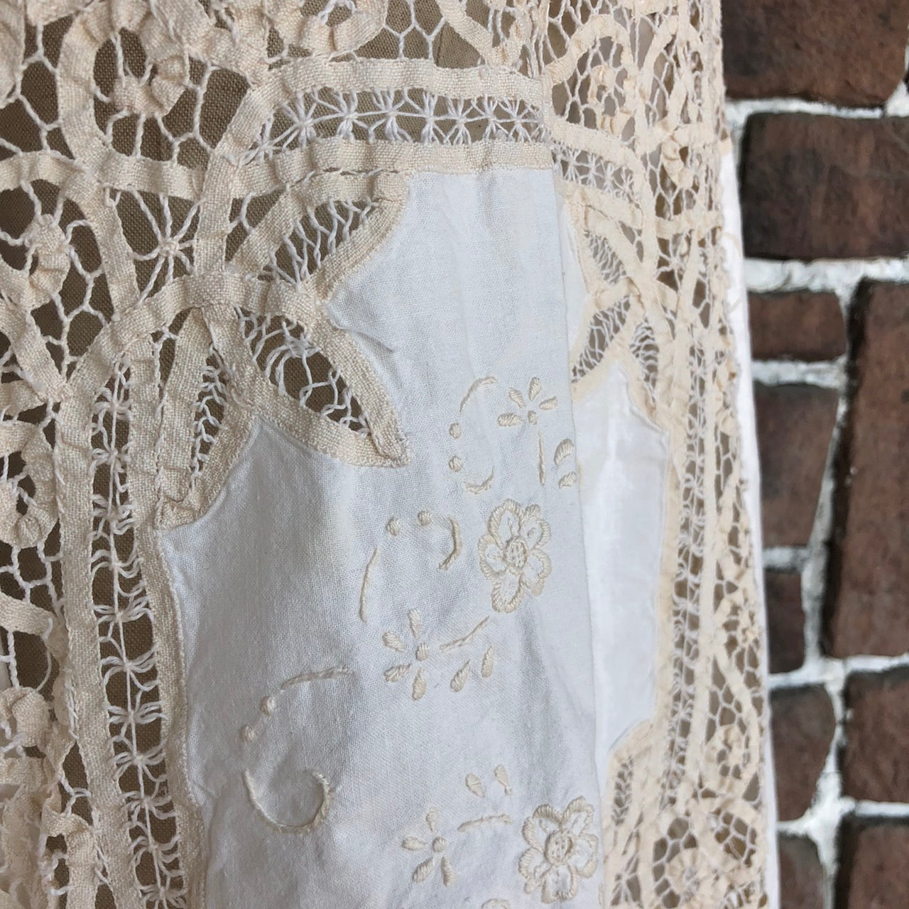 Vintage(ヴィンテージ) What_バテンレースのマルチクロス ホワイト