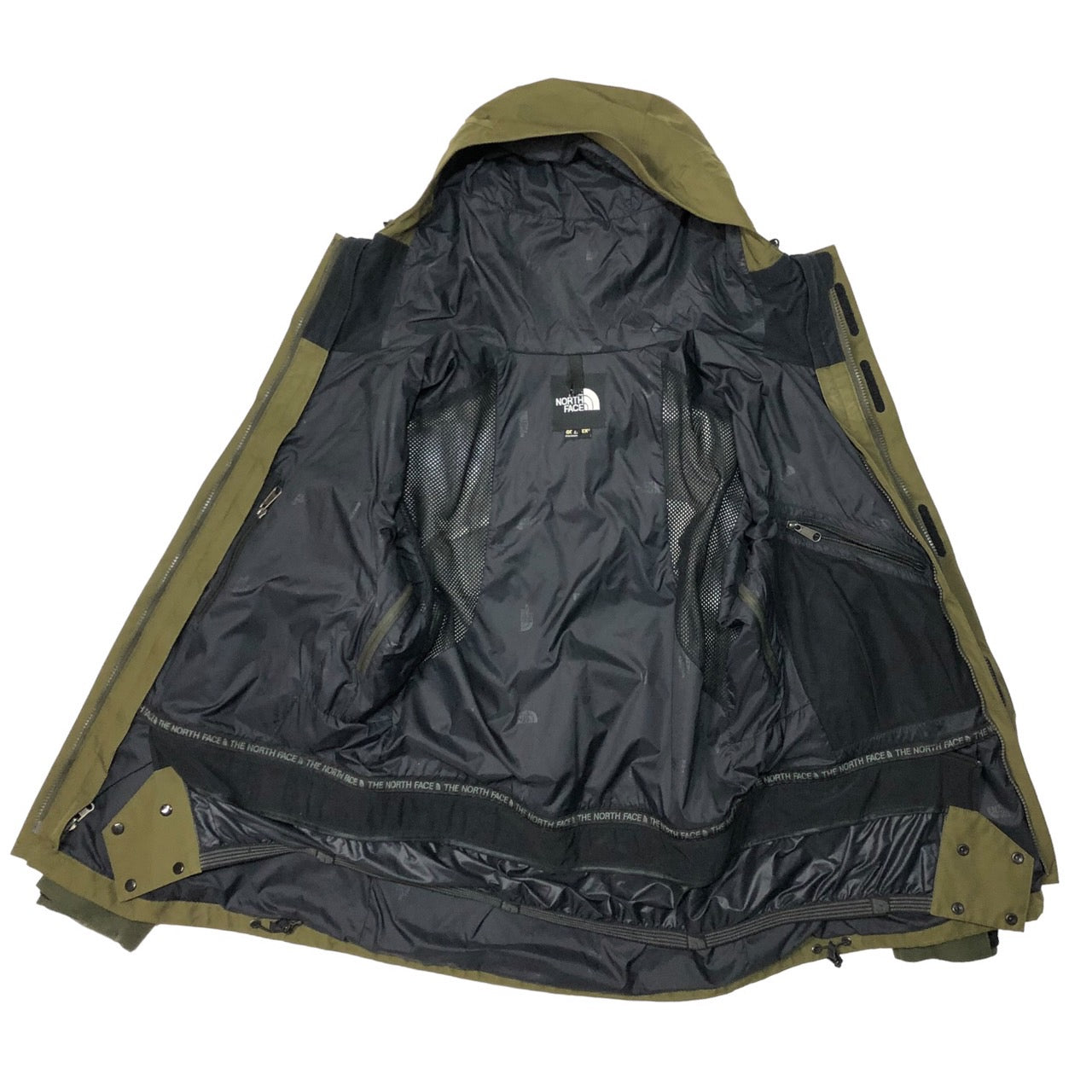 THE NORTH FACE(ザノースフェイス) GORE-TEX PRO SHELL MOUNTAIN JACKET マウンテンジャケット マウンテンパーカー NP15105 L オリーブ×カーキ ゴアテックス