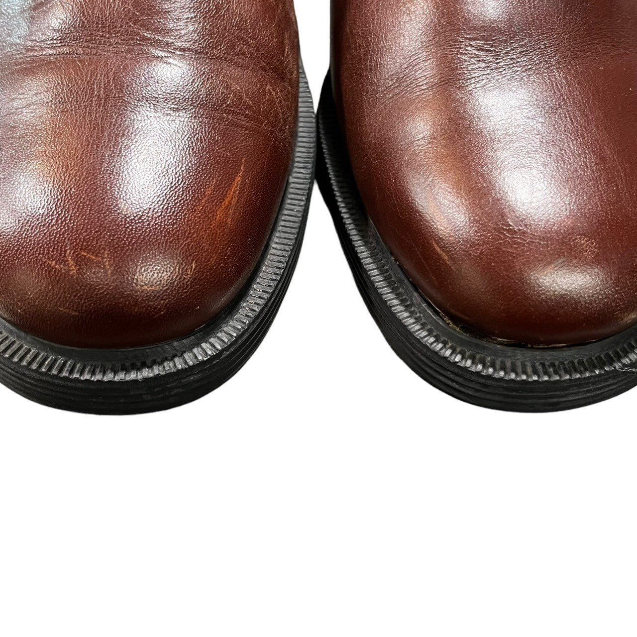 COMME des GARCONS HOMME PLUS(コムデギャルソンオムプリュス) 03AW カーブ期 Center zip side gore boots センタージップ サイドゴア ブーツ 革靴 24 1/2 (24.5cm程度) ブラウン 日本製 2003AW「大人の不良」