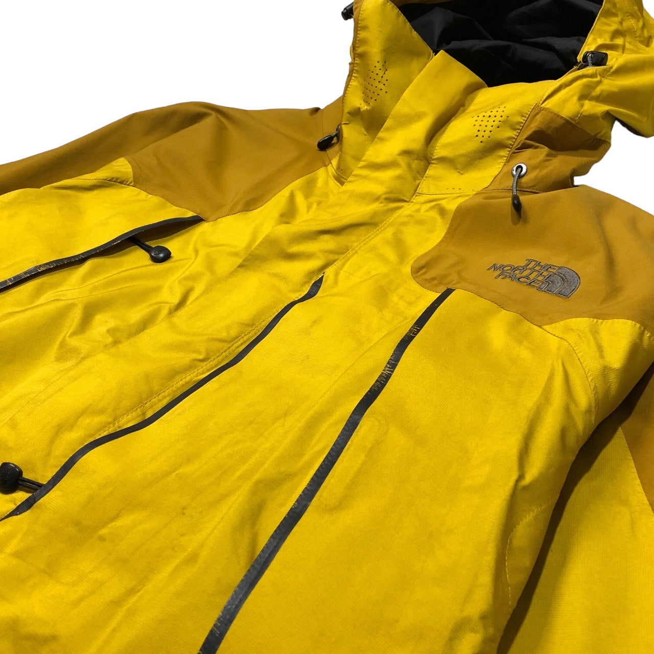 THE NORTH FACE(ザノースフェイス) GORE-TEX EG jacket/イージージャケット/マウンテンパーカー NS15808 S イエロー×ブラック