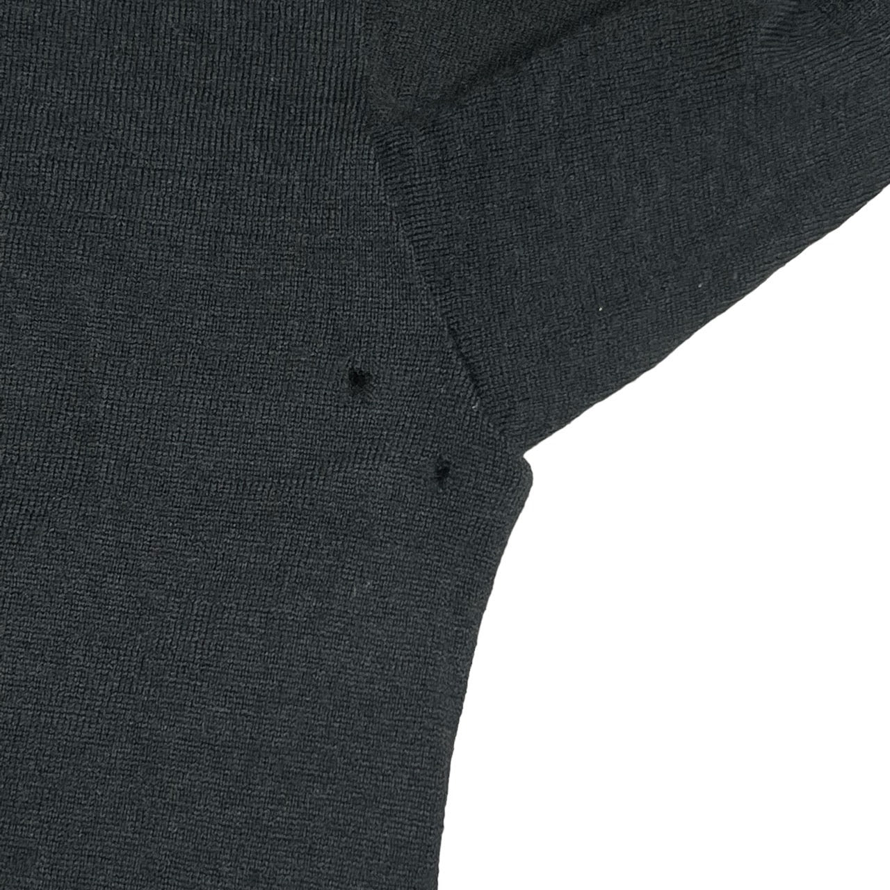 COMME des GARCONS HOMME(コムデギャルソンオム) 98's high gauge wool knit pullover/ハイゲージニットプルオーバー/90年代/カットソー/ヴィンテージ HT-040150 SIZE FREE ブラック AD1998 田中オム