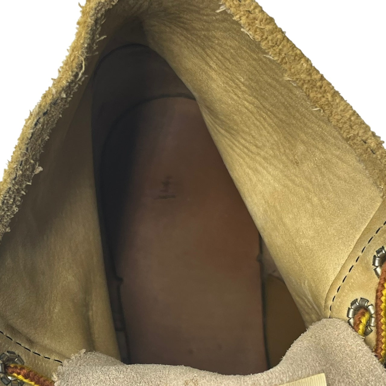 REDWING(レッドウィング) 90's 6" CLASSIC ROUND/6インチ クラシックラウンド/スウェードワークブーツ 08167 9(27cm程度) ベージュ 90年代/犬タグ