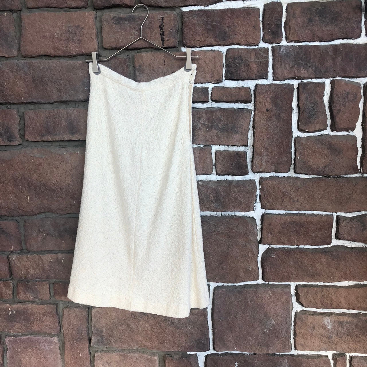 Euro Vintage(ヨーロッパヴィンテージ) Soboro_タッチスカート 2(Mサイズ程度) ホワイト