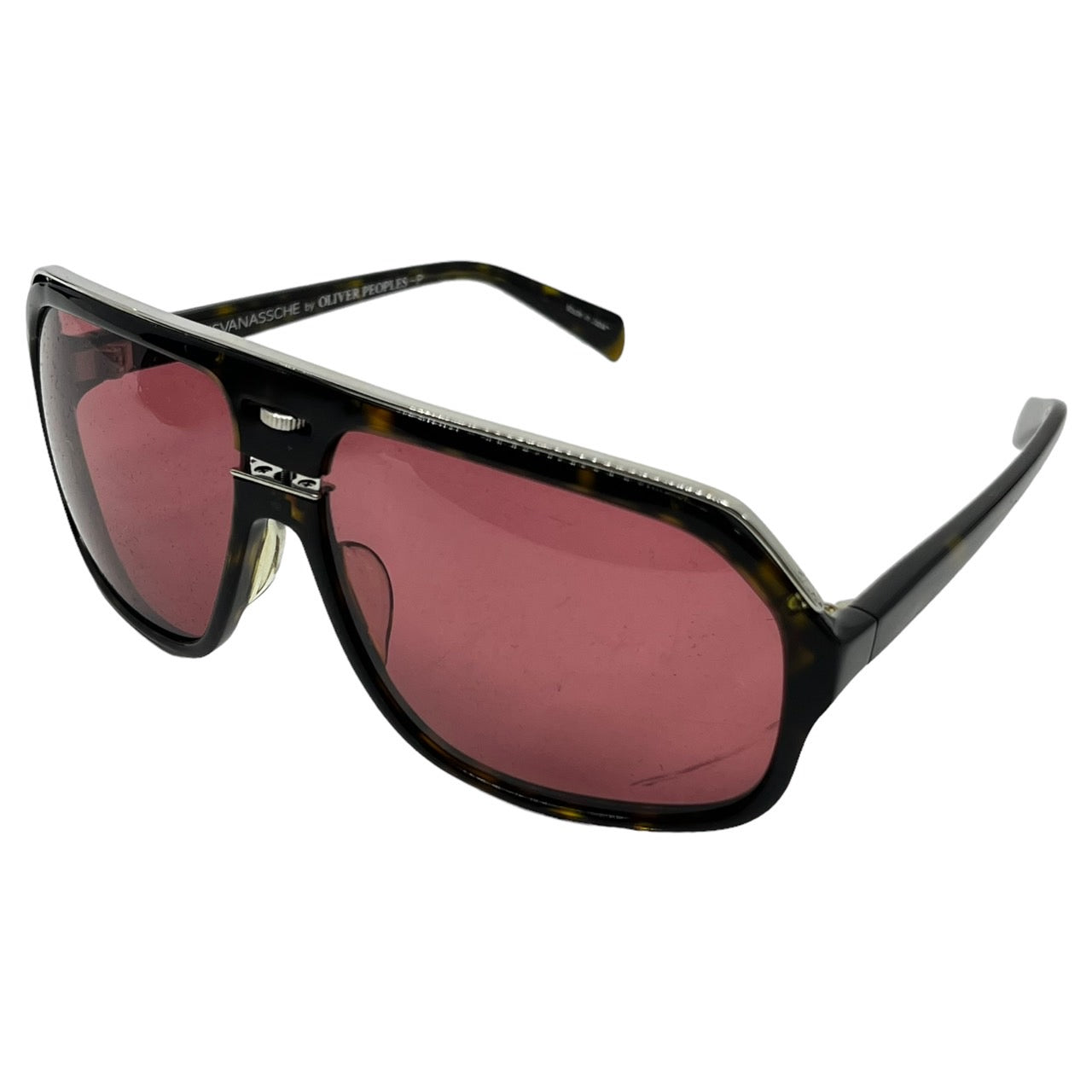 KRIS VAN ASSCHE×OLIVER PEOPLES(クリスヴァンアッシュ×オリバーピープルズ) limited edition gradation sunglasses/ダブルブリッジグラデーションサングラス 62□13-127 ブラック 世界1000本限定/レンズ交換可能/アーカイブ