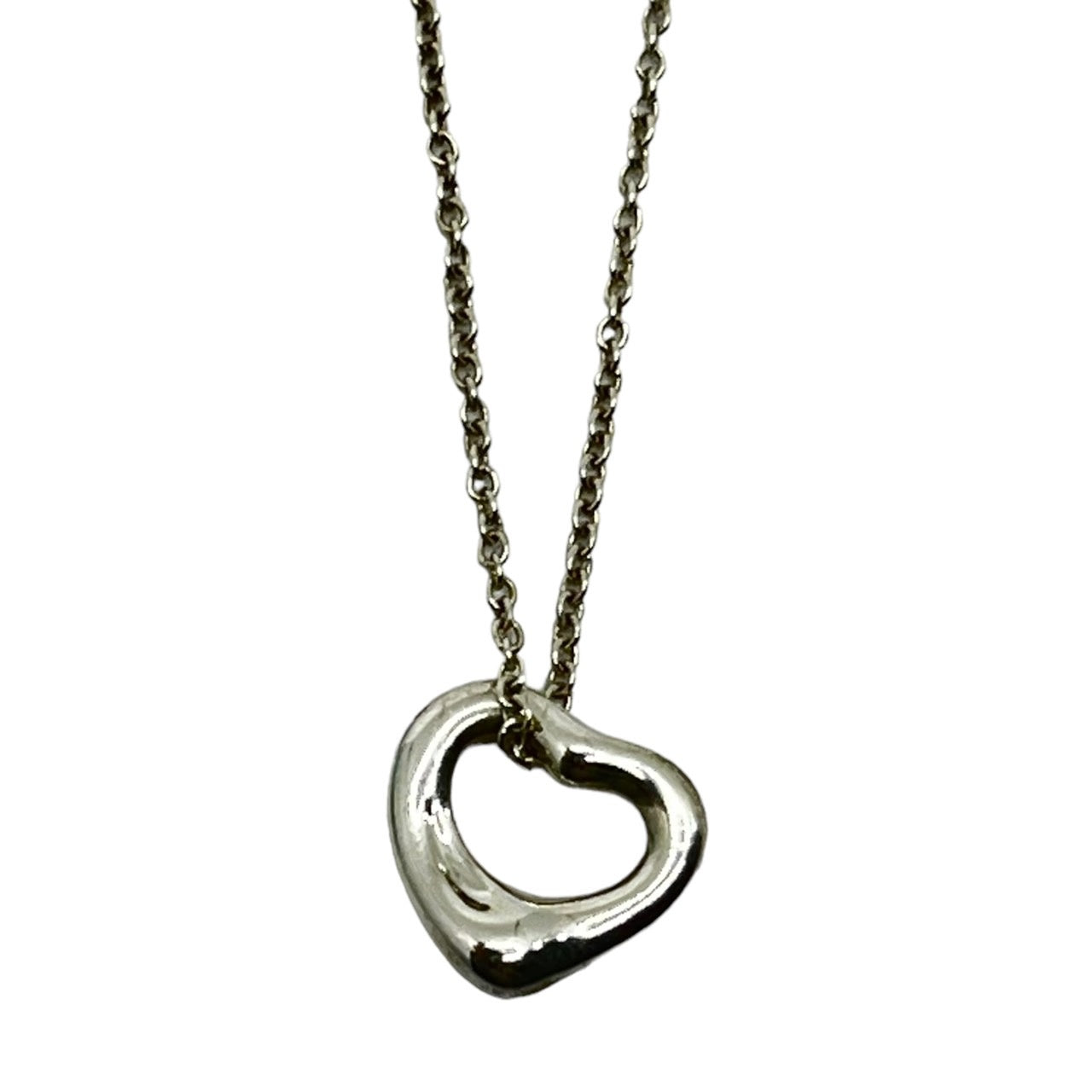 TIFFANY & CO.(ティファニー) エルサ・ペレッティ™ オープン ハート 11mm ネックレス ハート型 シルバー シルバー925