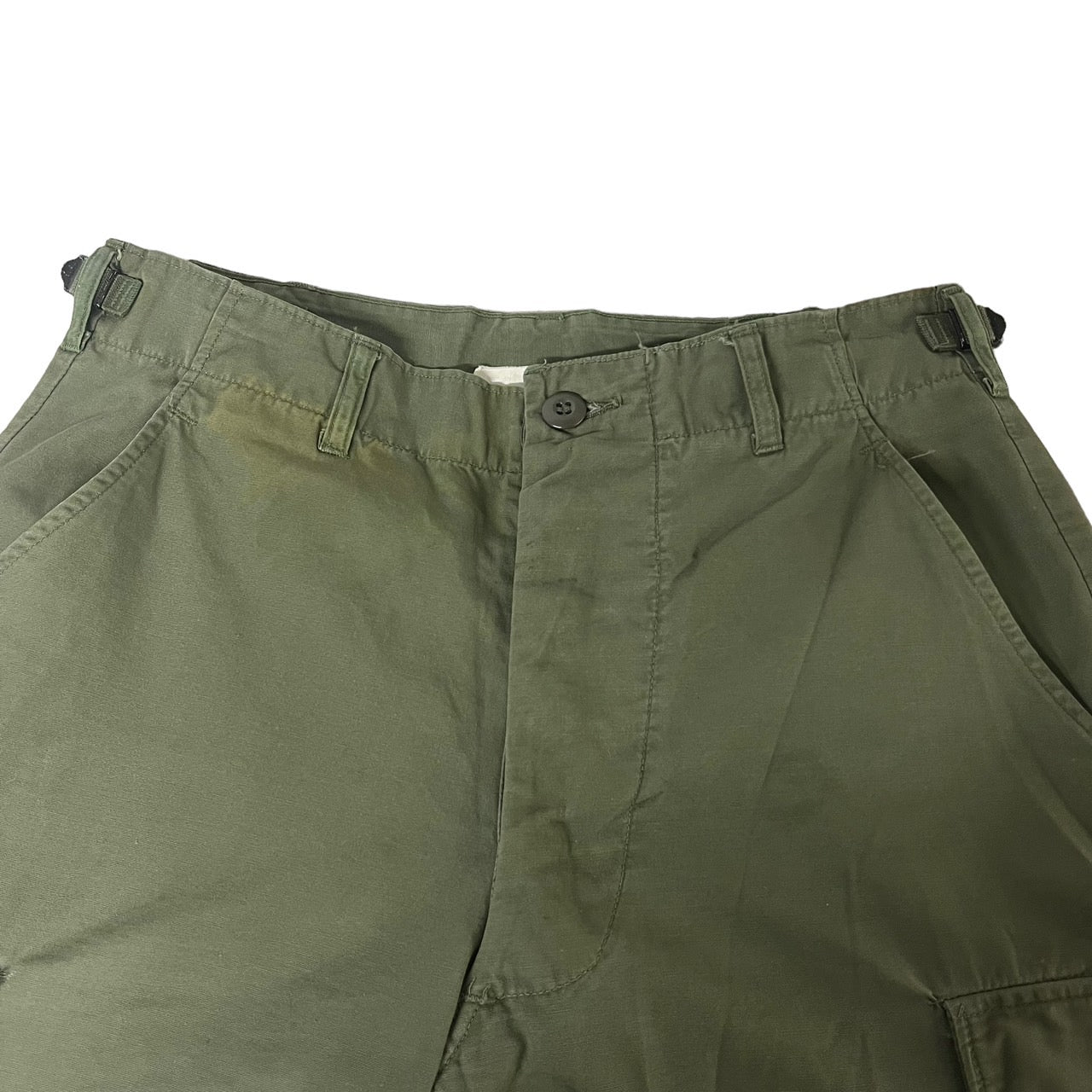 US AMRY(アメリカ軍) 60's ジャングルファティーグパンツ/ヴィンテージカーゴパンツ 8405-082-5557 SMALL REGULAR(Sサイズ程度) オリーブ/カーキ 実物/軍物