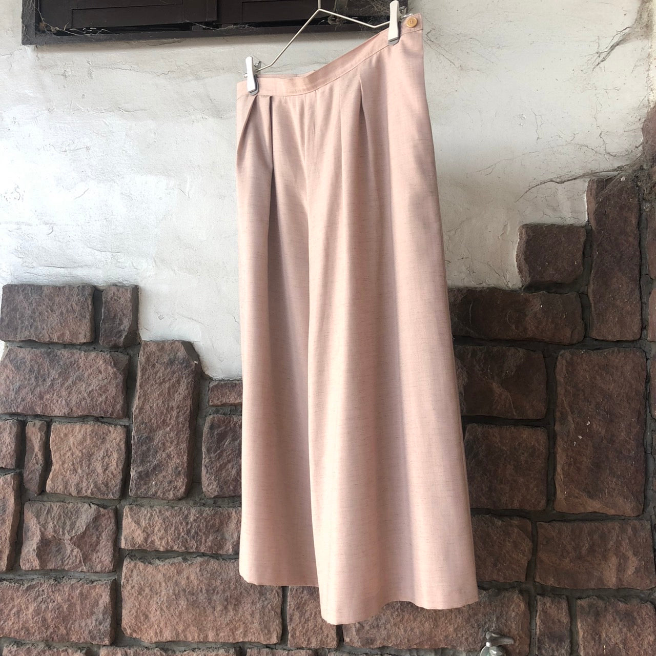 Euro Vintage(ヨーロッパヴィンテージ) Tea_ワイドパンツ 表記なし(Lサイズ程度) ピンク