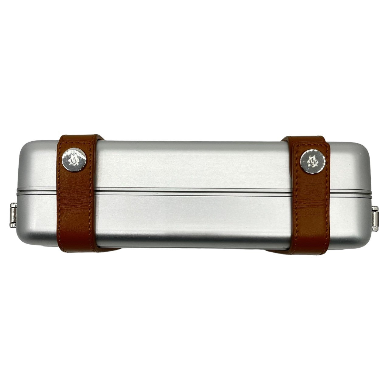 RIMOWA(リモワ) PERSONAL クロスボディバッグ アルミニウム ショルダーバッグ 99011000 シルバー×ブラウン