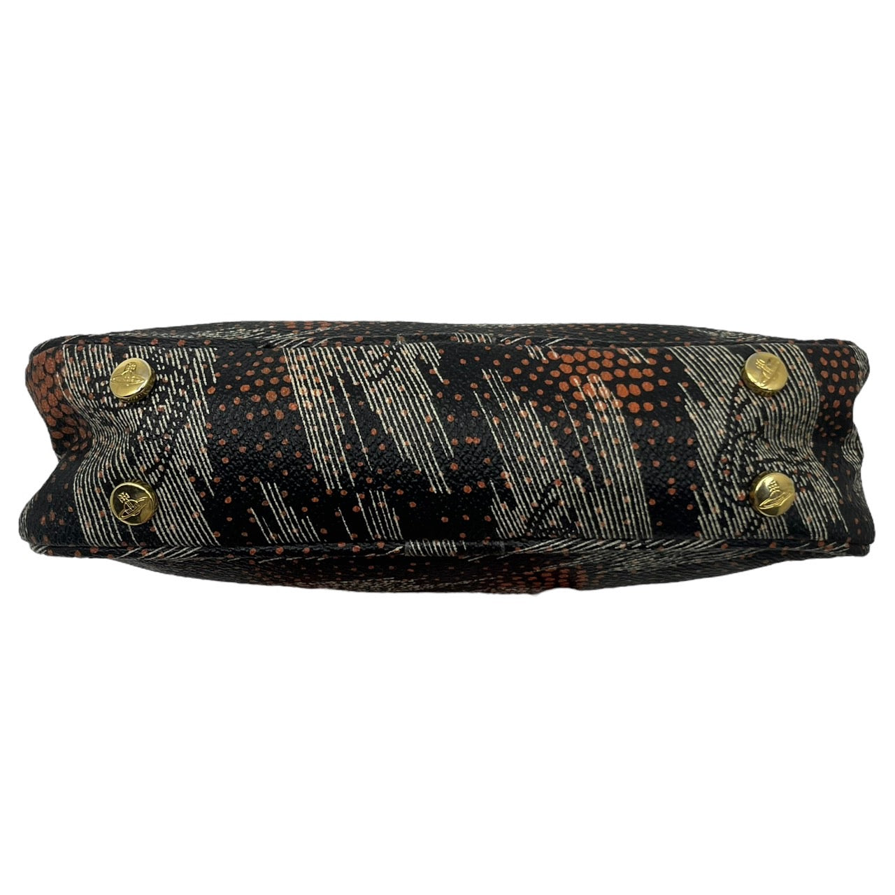 Vivienne Westwood(ヴィヴィアンウエストウッド) 00's orb logo mini shoulder bag 2wayオーブロゴ ミニ ショルダーバッグ 柄 1200V ブラック NEOR 替えストラップ付